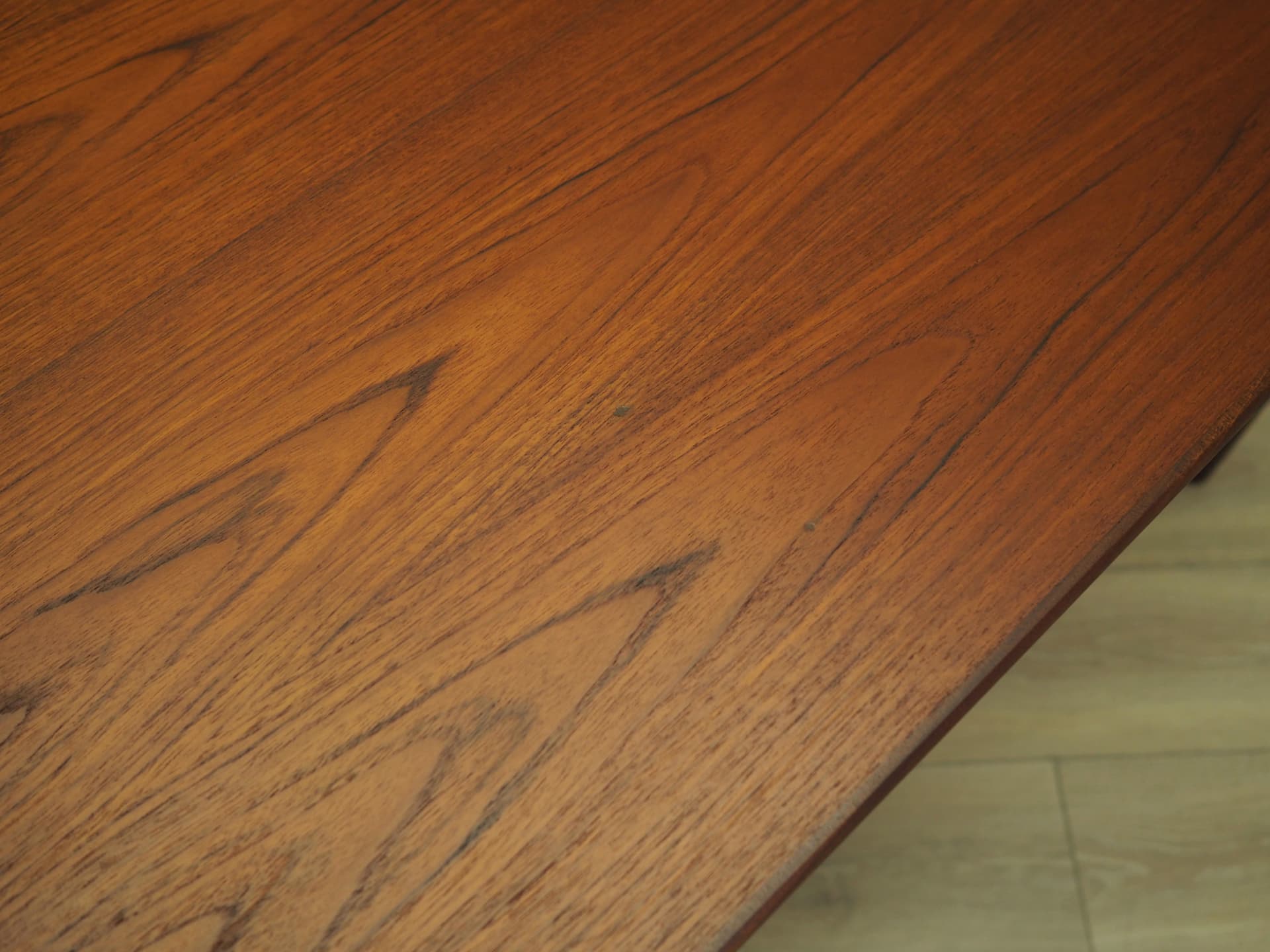 Stół, brązowy, teak, Dania, lata 70. - 81411