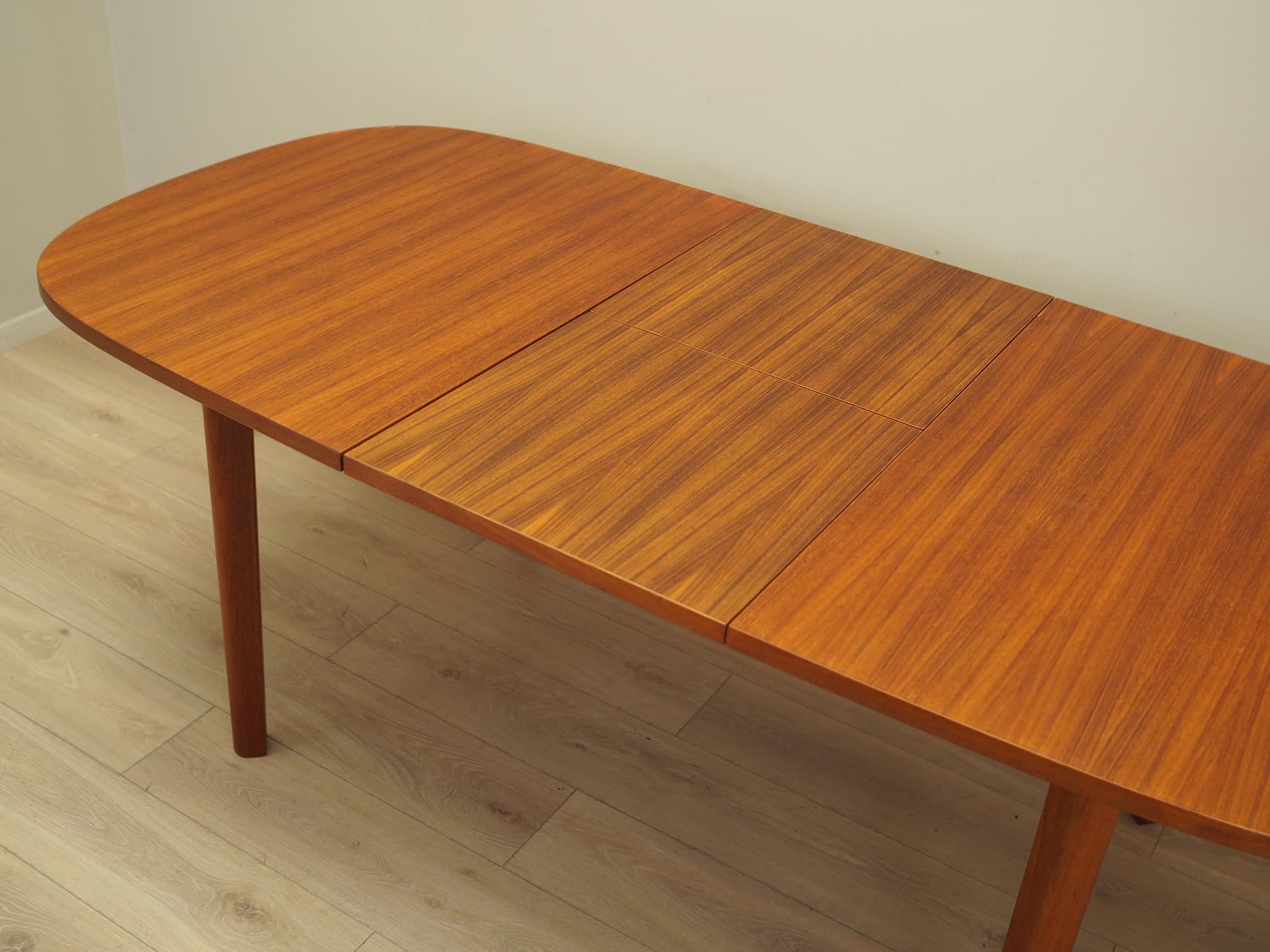 Dining table, brown teak wood, Farstrup Møbler, Denmark, 1970s. - 81549