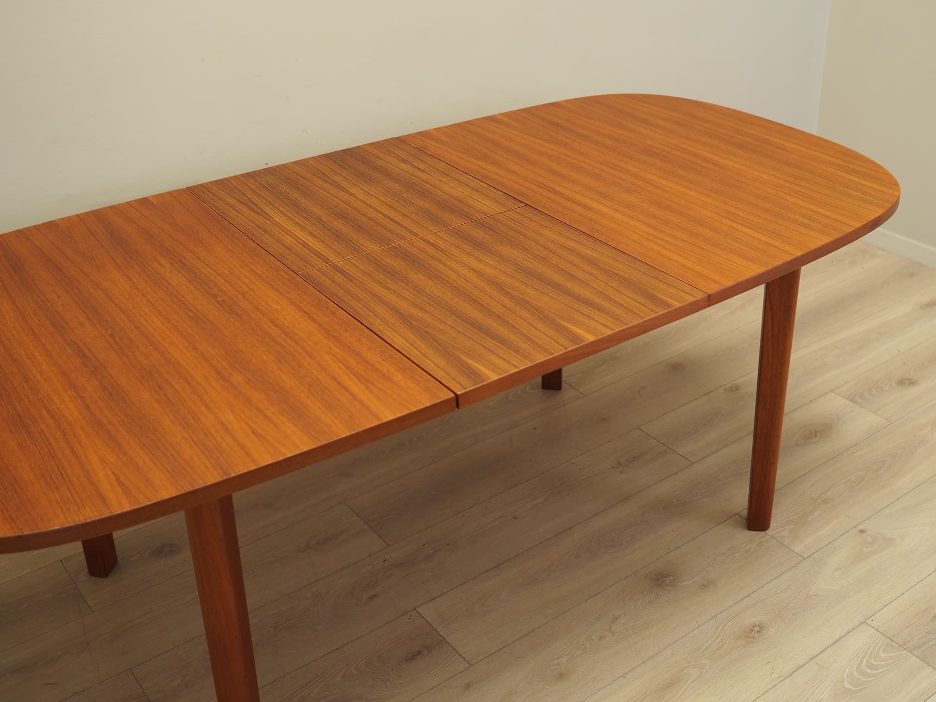 Dining table, brown teak wood, Farstrup Møbler, Denmark, 1970s. - 81547