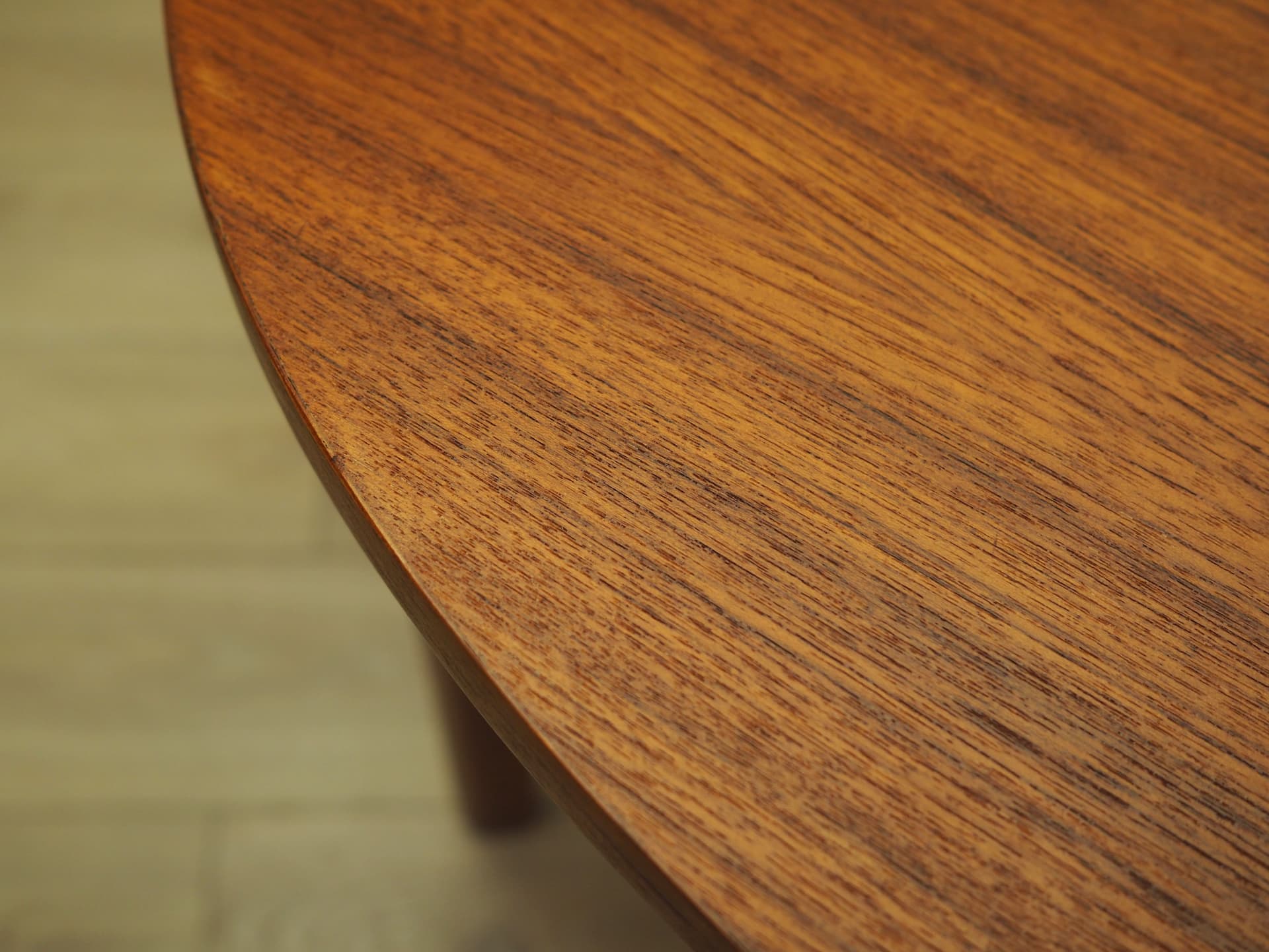 Dining table, brown teak wood, Farstrup Møbler, Denmark, 1970s. - 81552