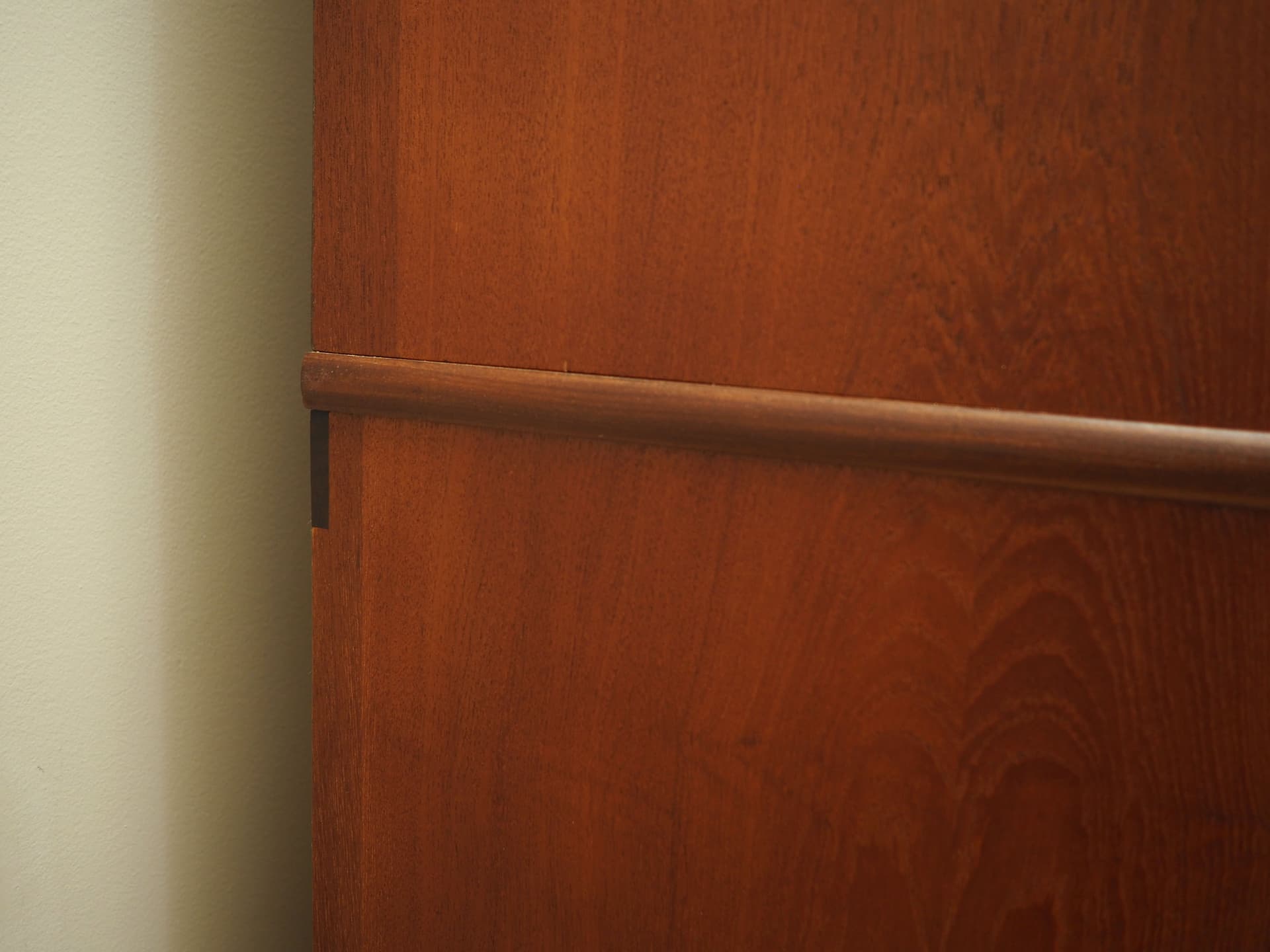 Wardrobe, brown teak, Denmark, 1970s. - 81671