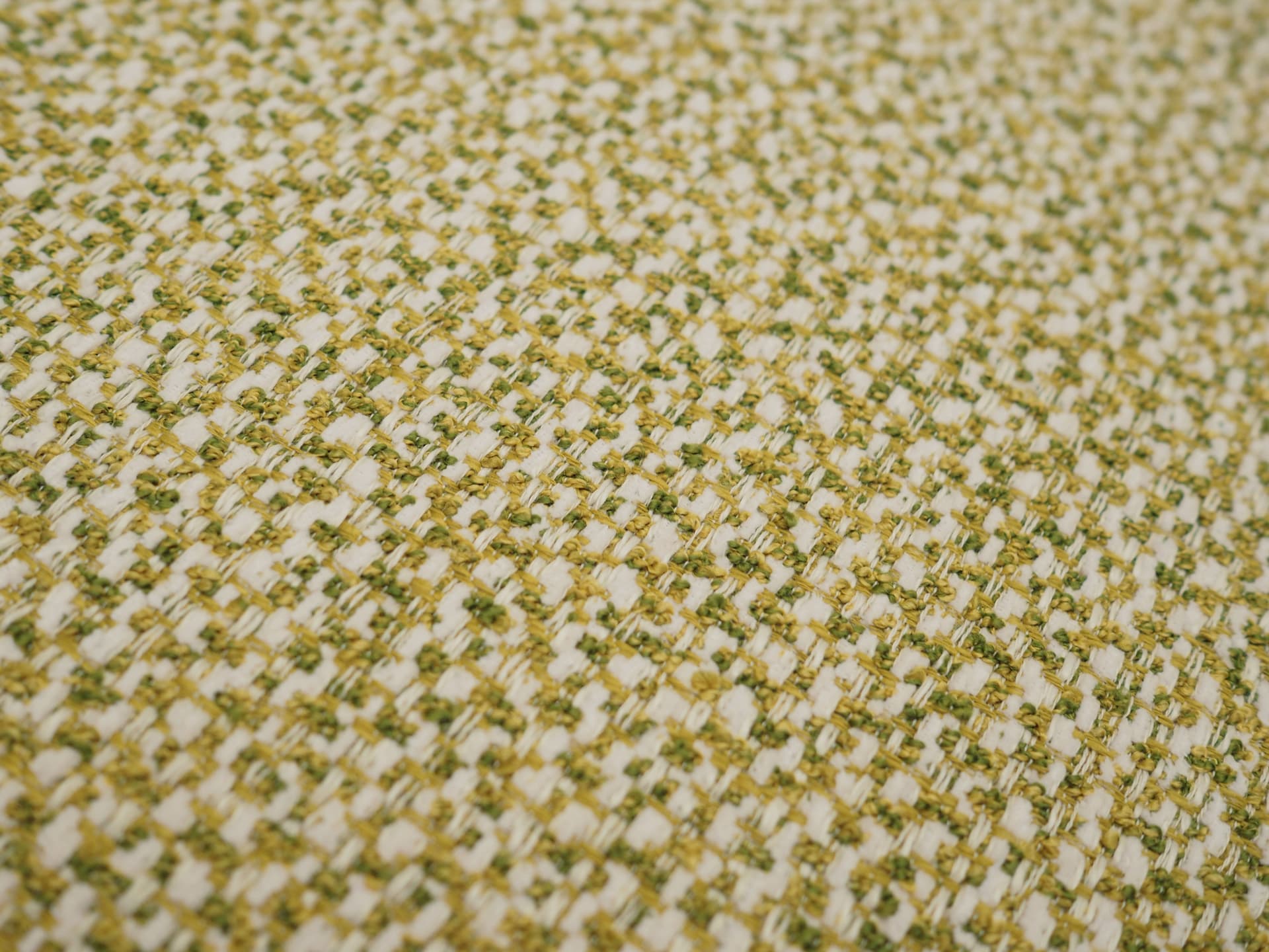 Armchair, beige melange bouclé, teak wood, Denmark, 1970s. - 81700