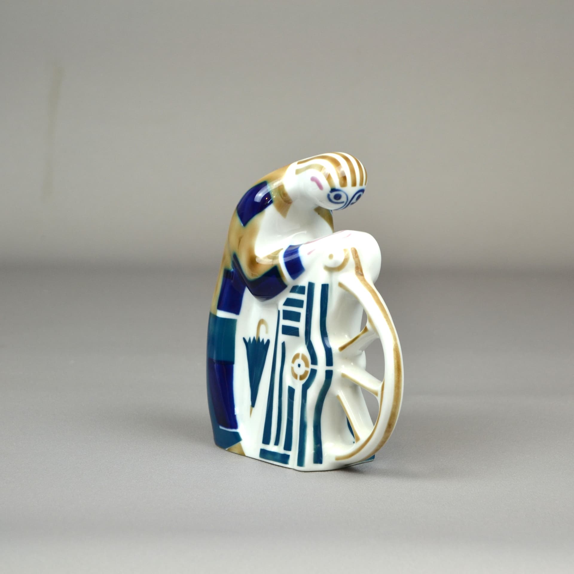 Decorative figurine, white porcelain, Sargadelos, Spain, 1980s. - 586