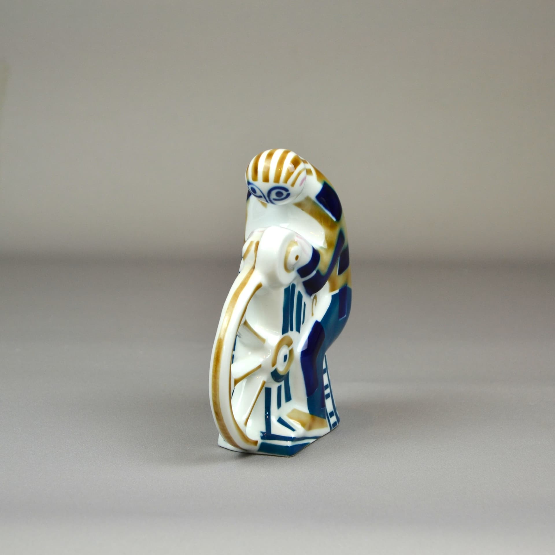 Decorative figurine, white porcelain, Sargadelos, Spain, 1980s. - 587