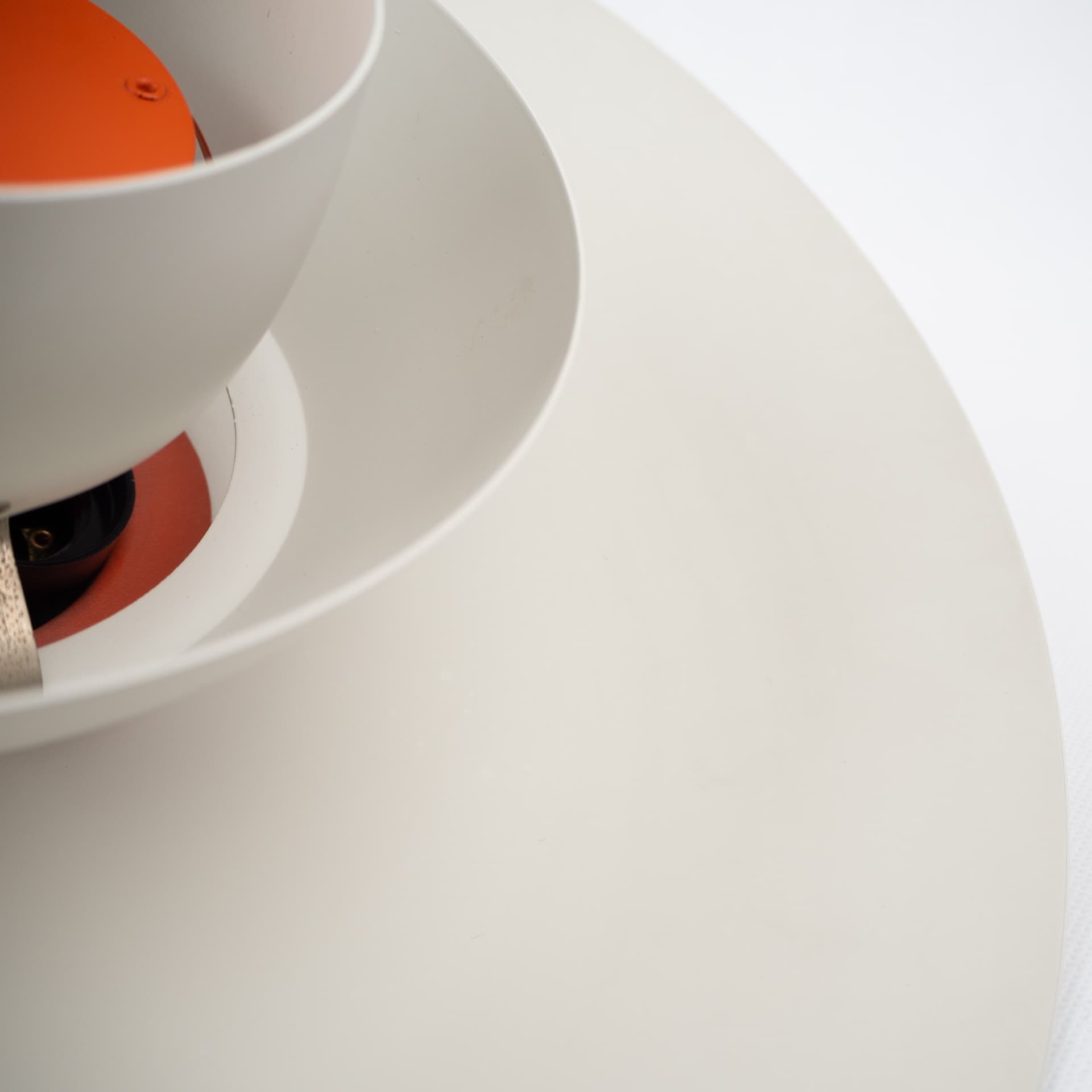 Ivory White Aluminum PH 4/3 Pendant Lamp, by P. Henningsen for Louis Poulsen, Denmark, 1960s - 82145