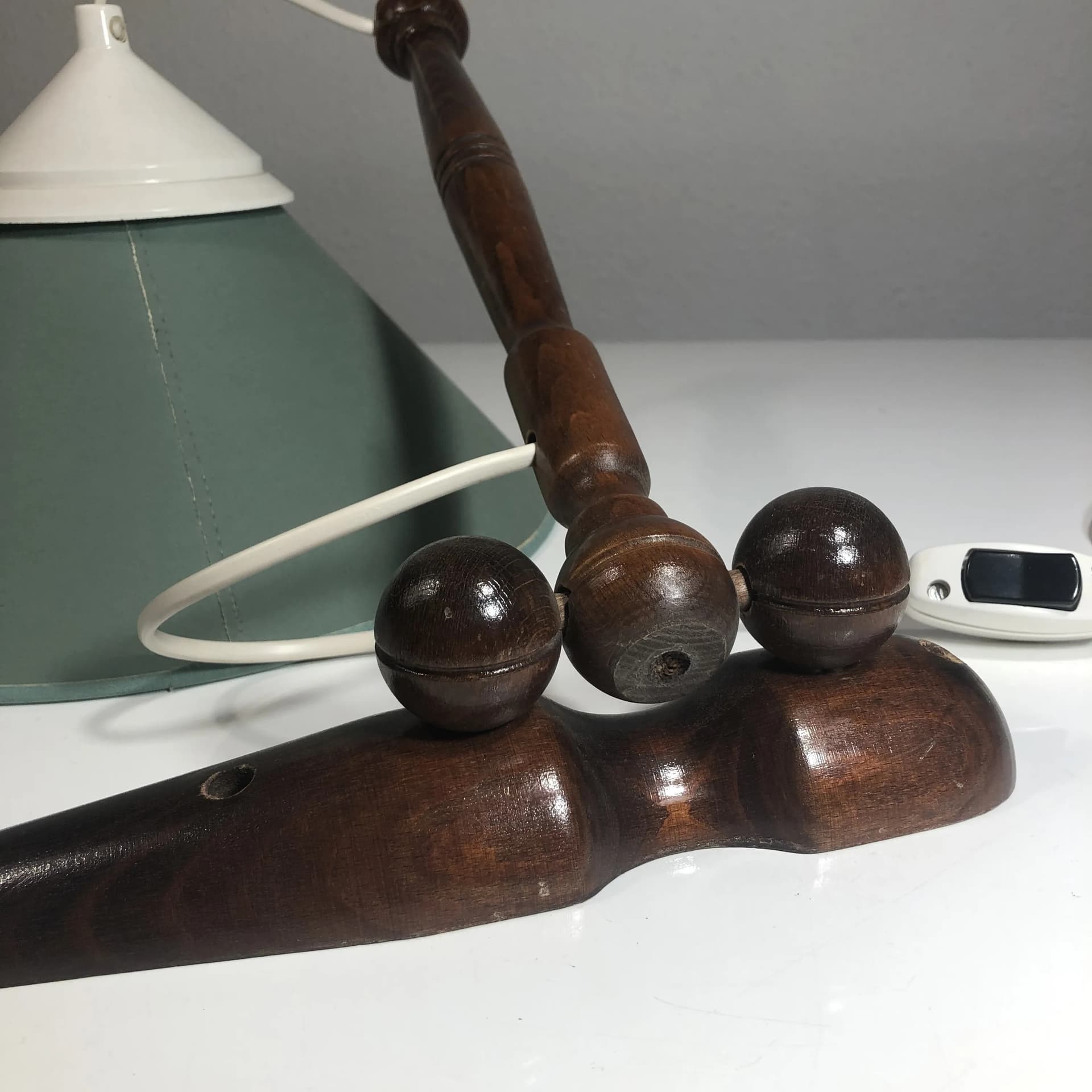 Kinkiet, szałwiowy zielony, Węgry, lata 70. - 82296