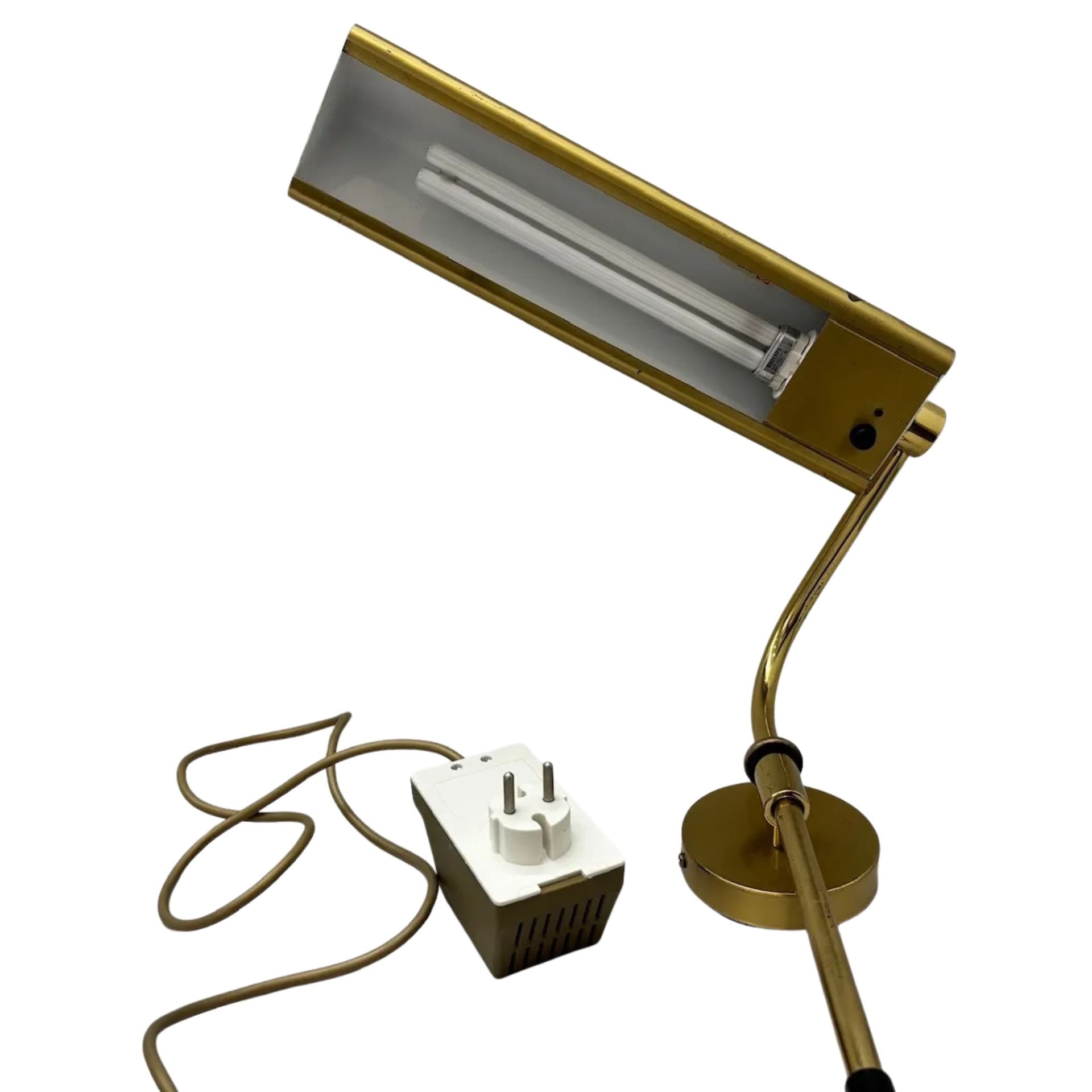 Kinkiet, złoty, mosiądz, Niemcy, lata 70.