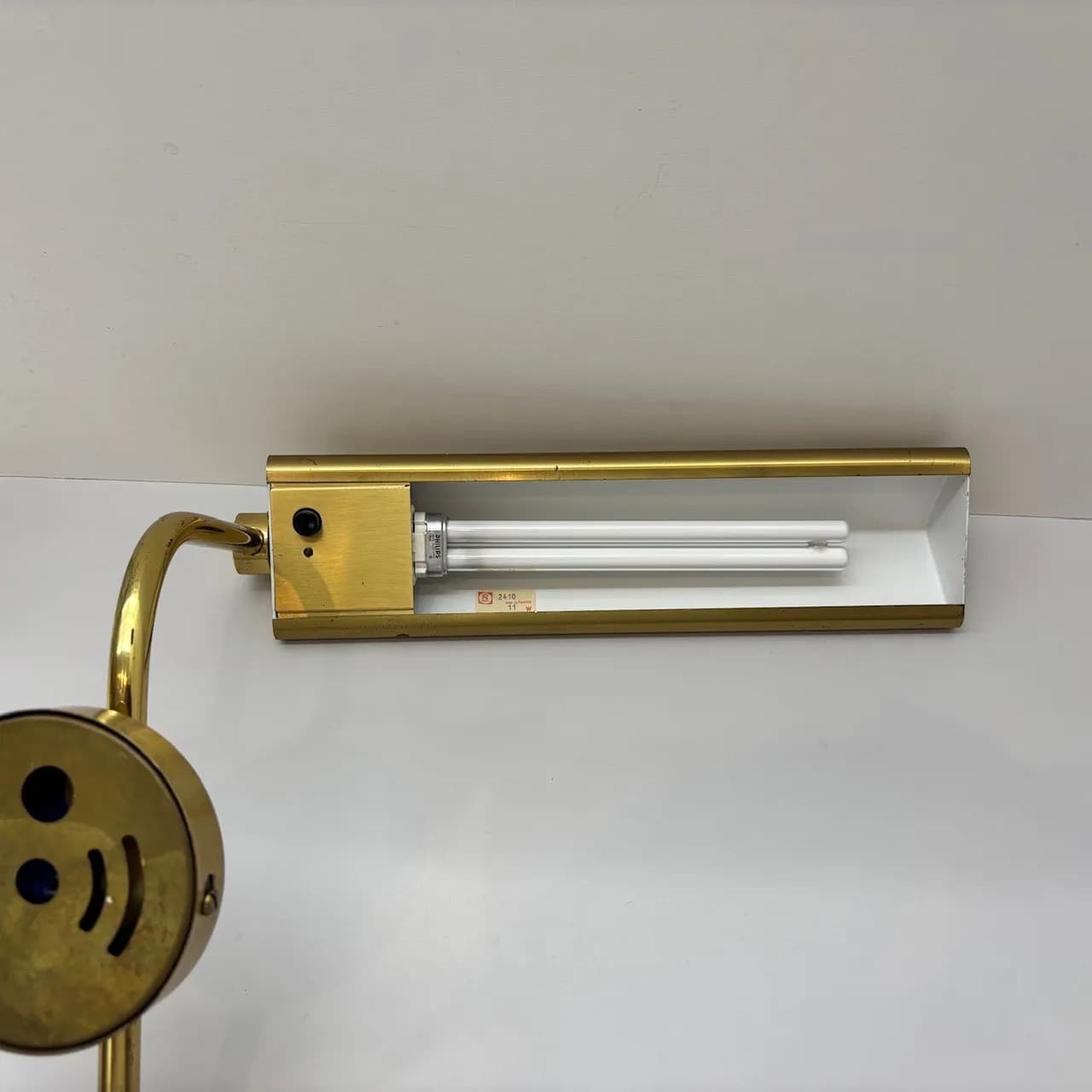 Kinkiet, złoty, mosiądz, Niemcy, lata 70. - 82217