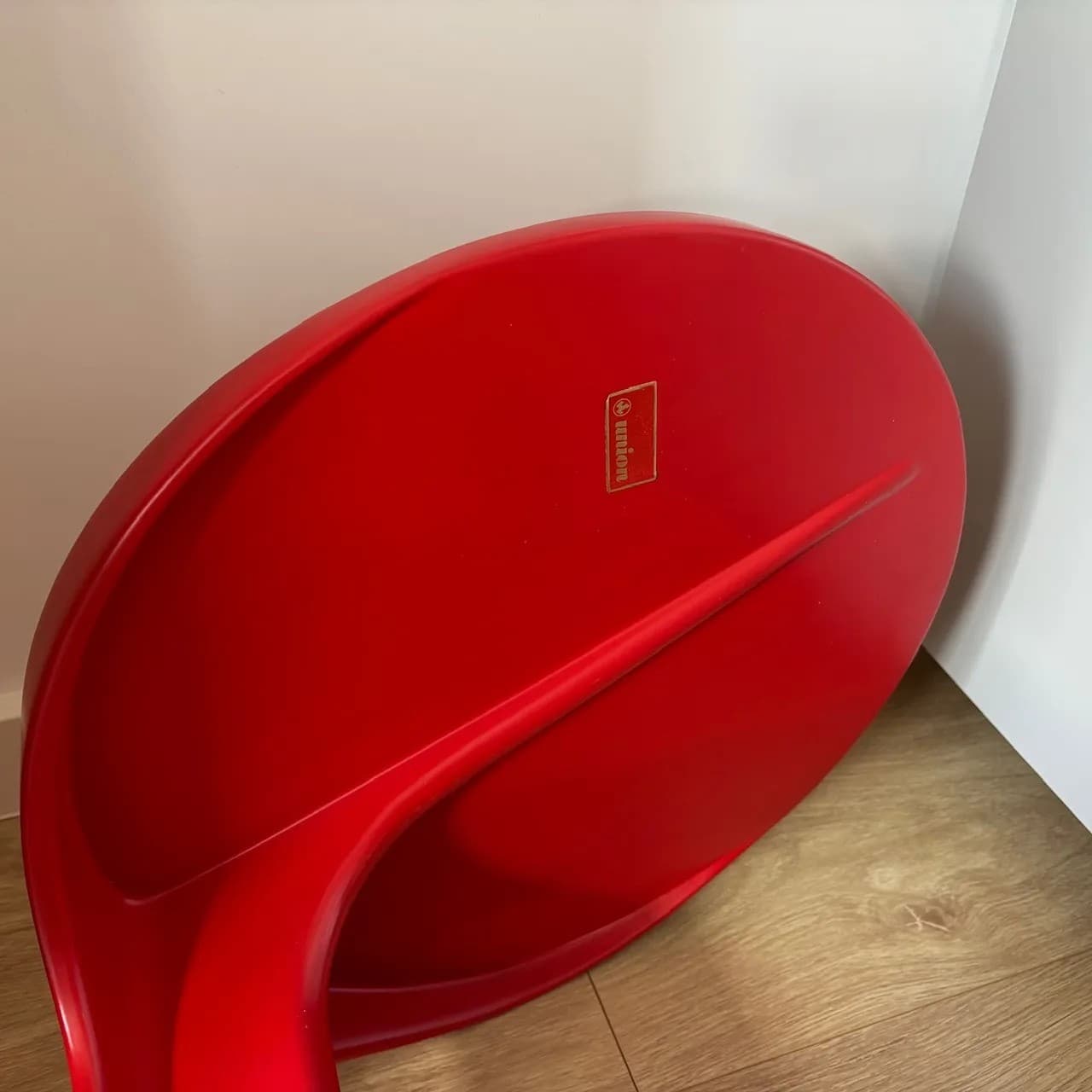 Stolik kawowy Space Age, czerwony, Niemcy, lata 70. - 82247