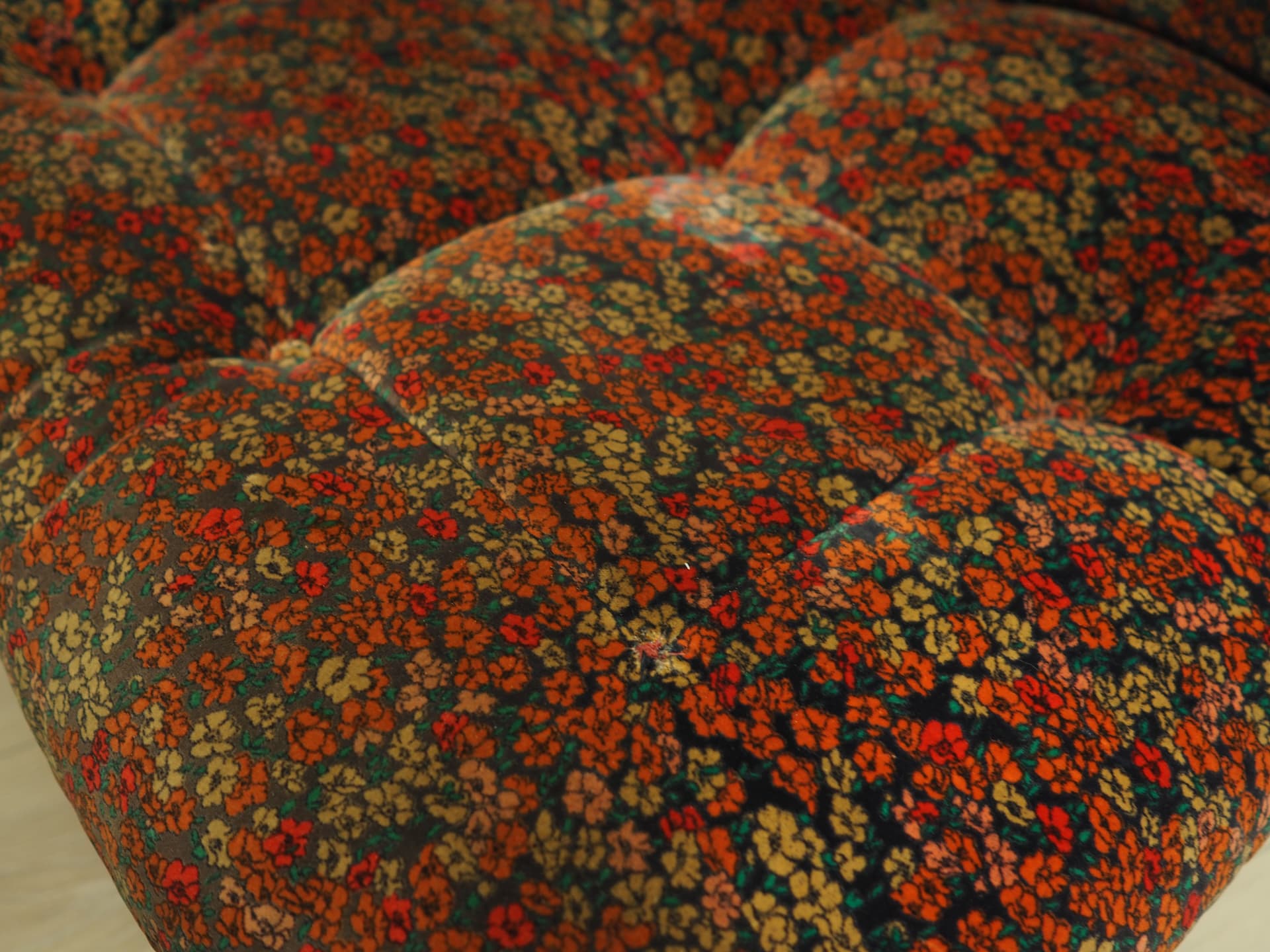 Sofa modułowa, velvet multikolor, Włochy, lata 60. - 82423