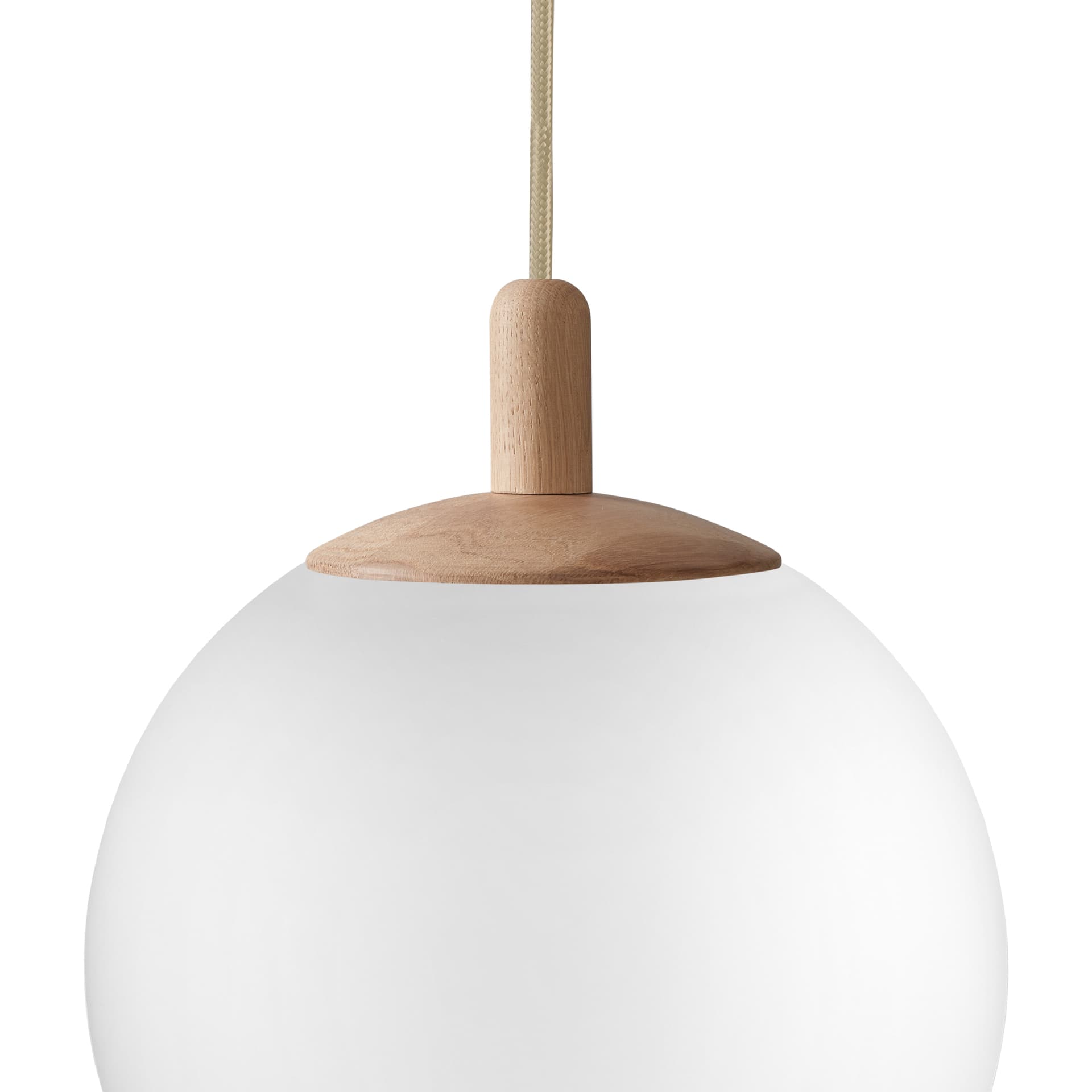 Lampa wisząca ALUR WOOD S Ø25 cm dąb, Kaspa - 6529
