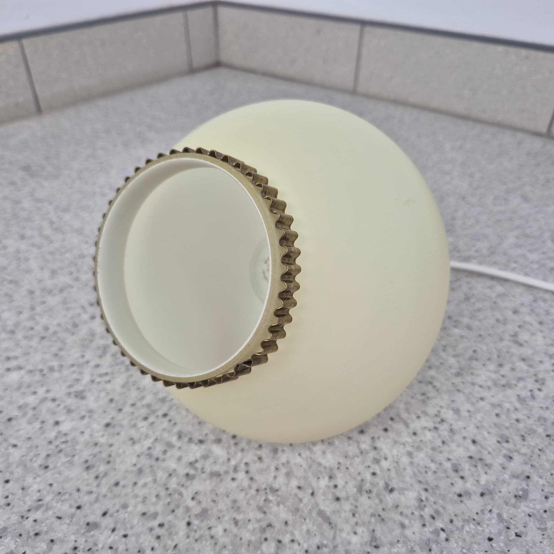 Szklana lampka wisząca, Dania, lata 50 - 82581