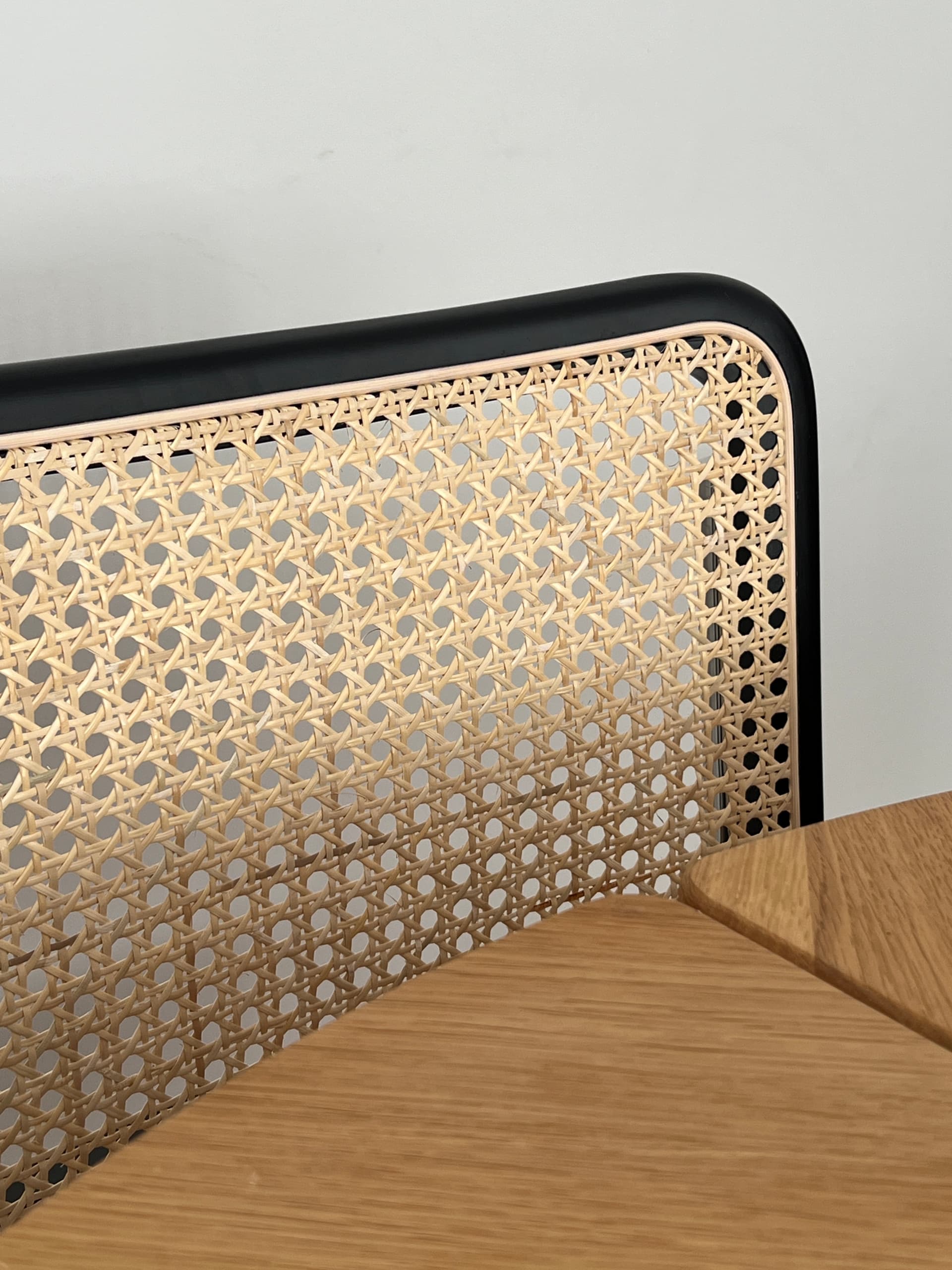 Krzesło z giętej stali wg proj. M.Breuer, Bauhaus, czarne - 124094