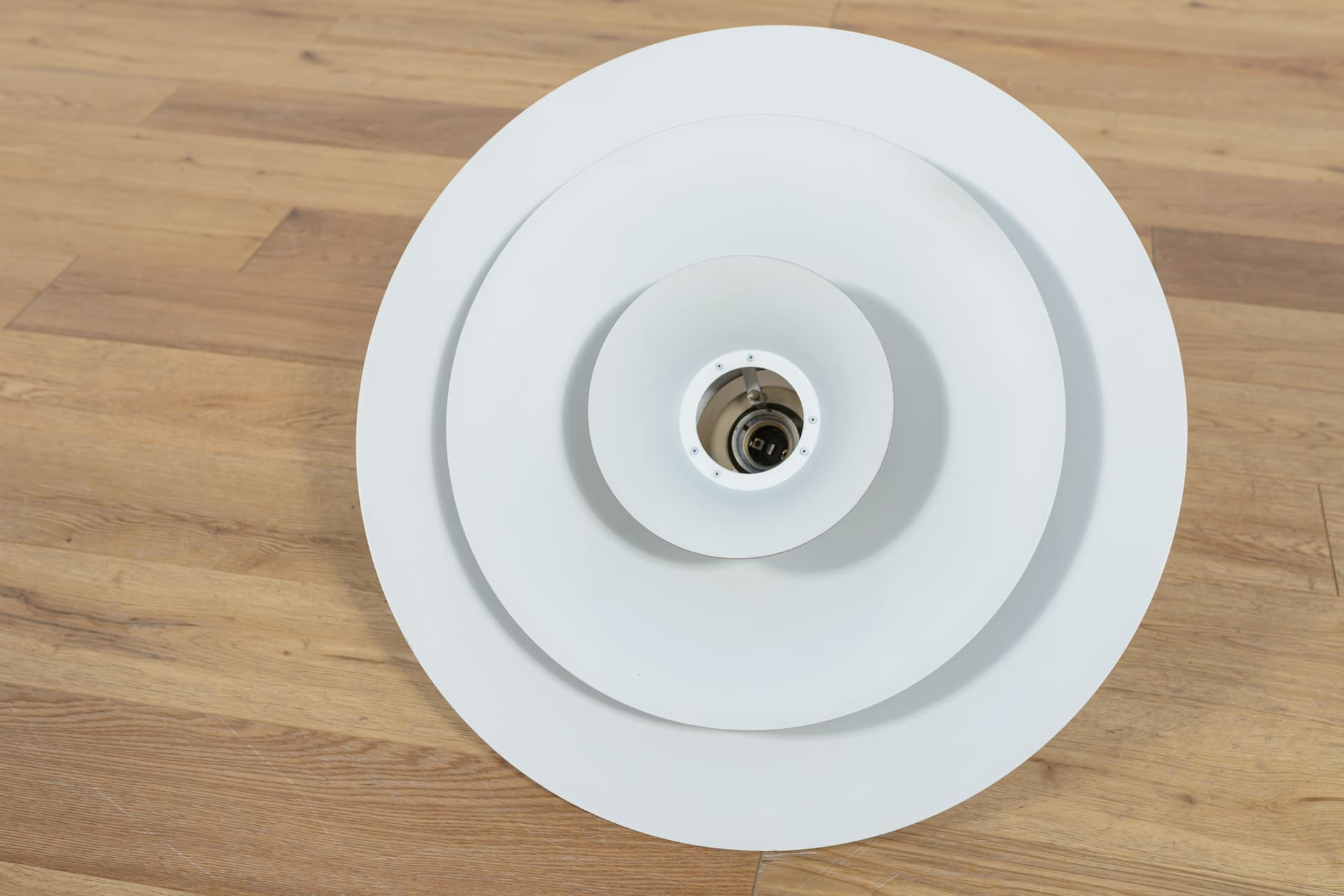 Lampa wisząca Radius, proj. E. Balslev, Fog & Mørup, Dania, lata 70. - 82845