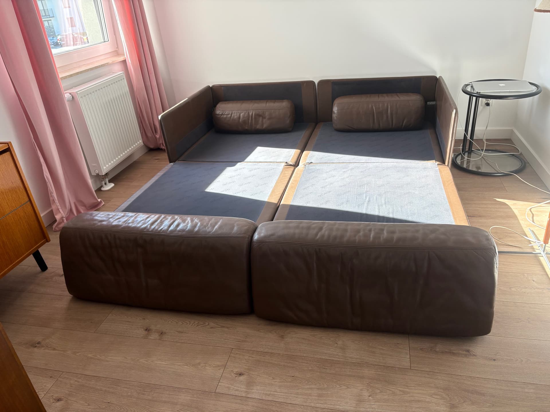 Sofa modułowa DS-76, skóra brązowa, de Sede, Szwajcaria, lata 70. - 82948
