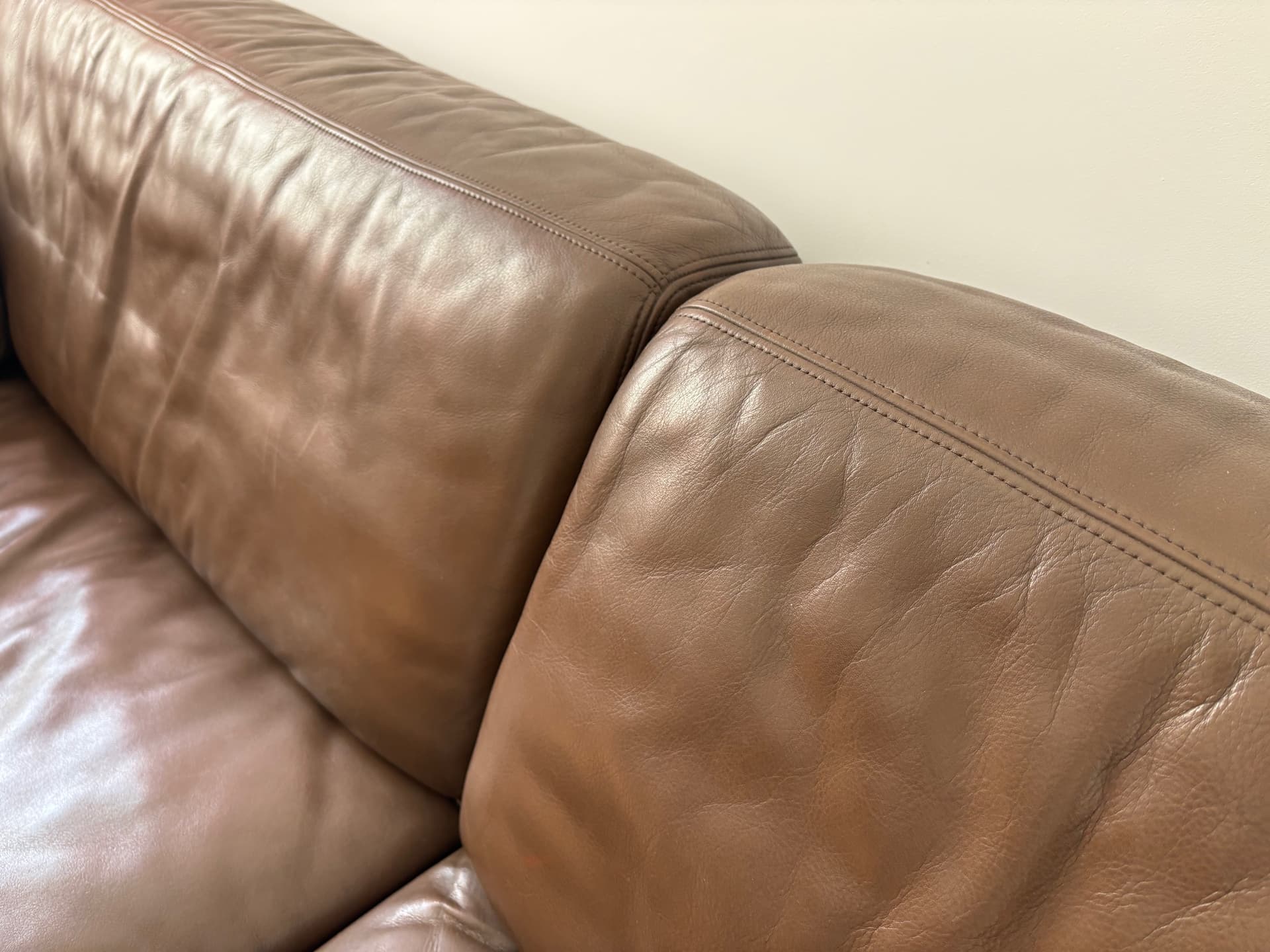 Sofa modułowa DS-76, skóra brązowa, de Sede, Szwajcaria, lata 70. - 82945