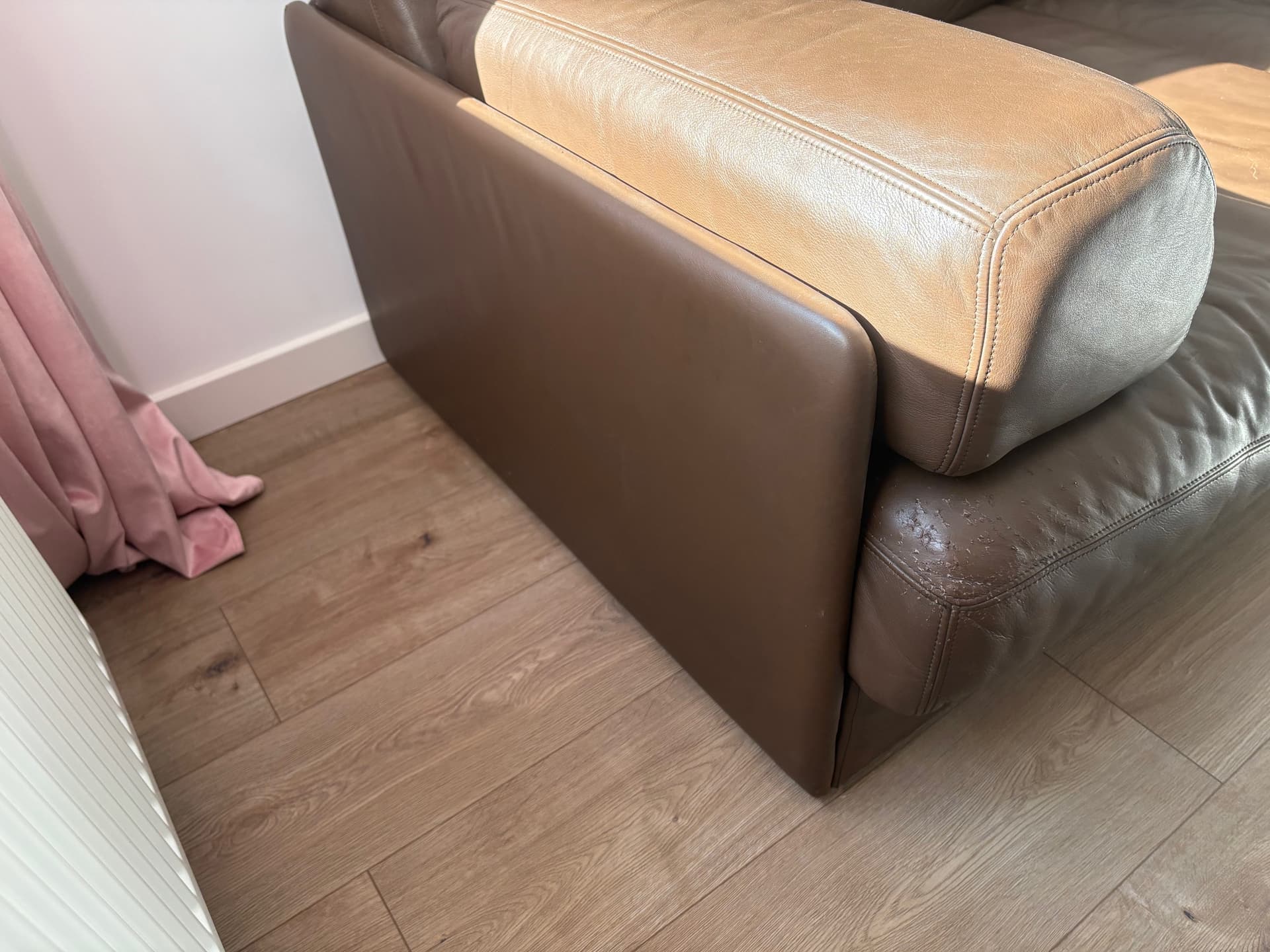 Sofa modułowa DS-76, skóra brązowa, de Sede, Szwajcaria, lata 70. - 82943