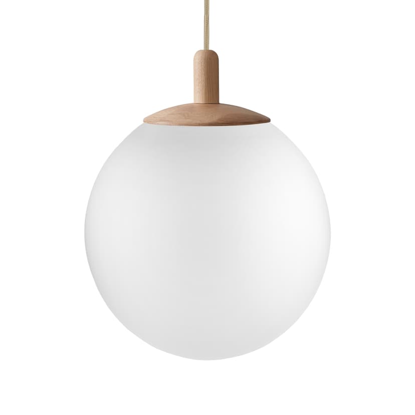 Lampa wisząca ALUR WOOD M Ø30 cm dąb, Kaspa