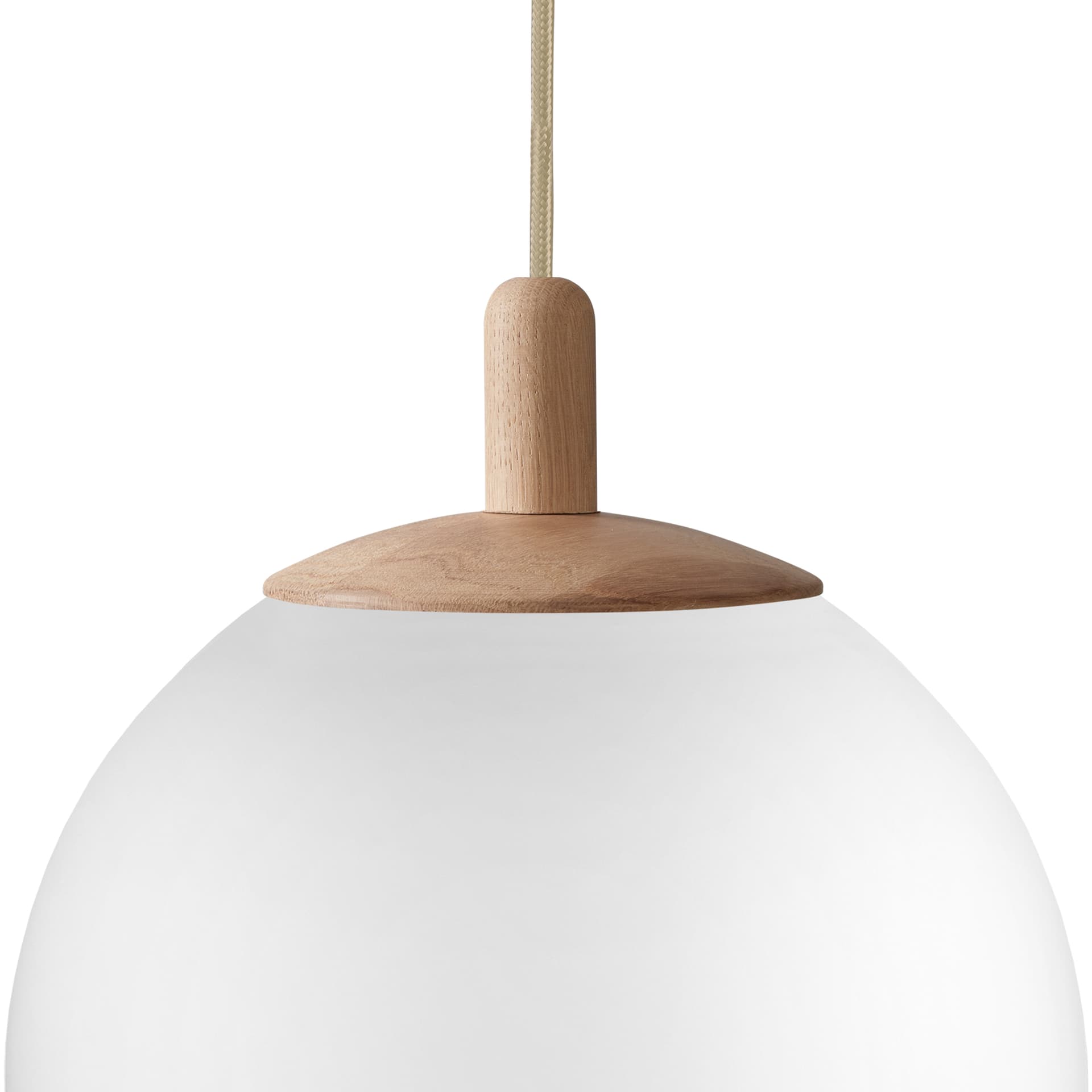 Lampa wisząca ALUR WOOD M Ø30 cm dąb, Kaspa - 6613