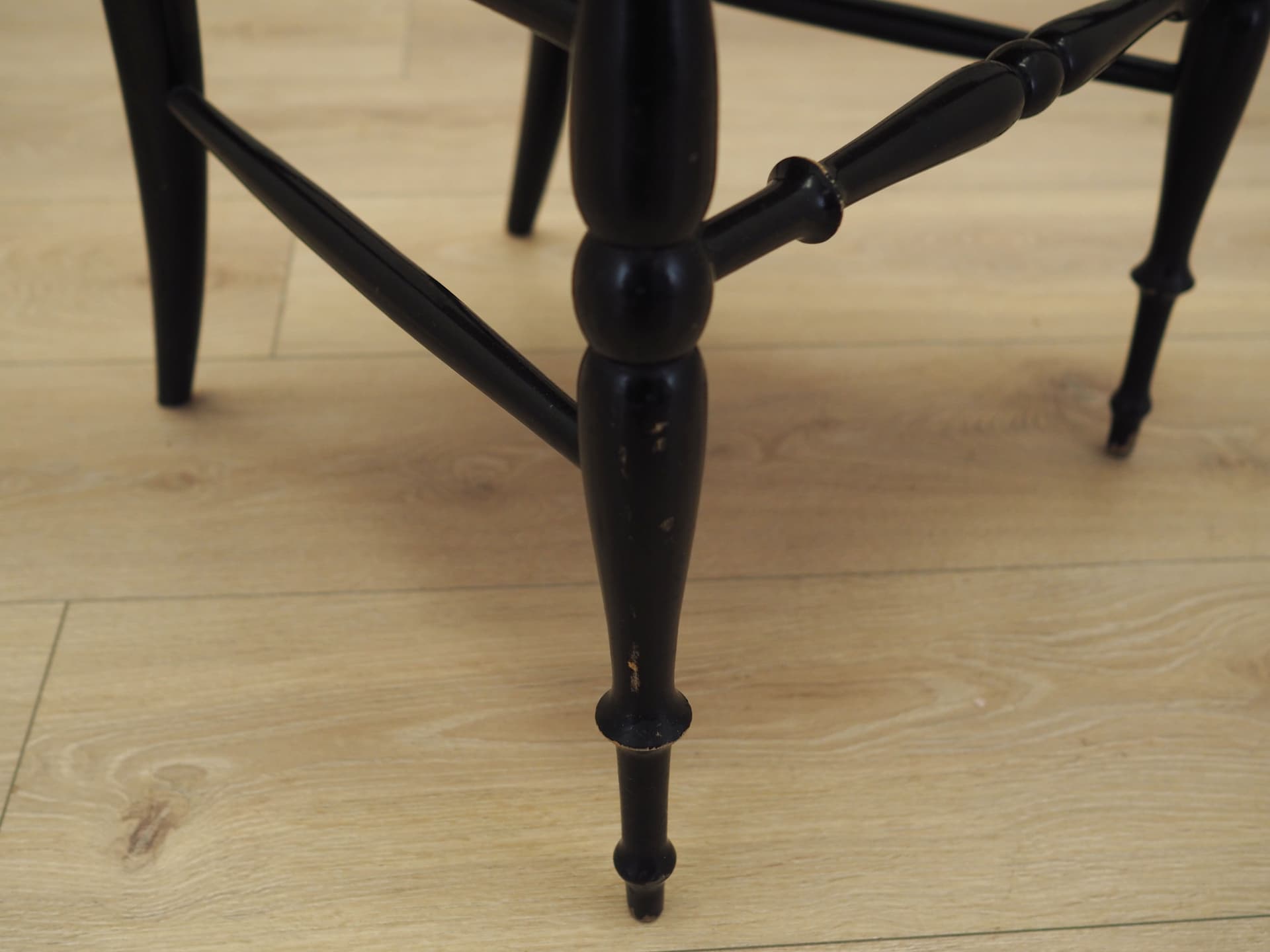 Chair Chiavari, black beech, rattan, by G. Ponti, Italy, 1950s. - 83206