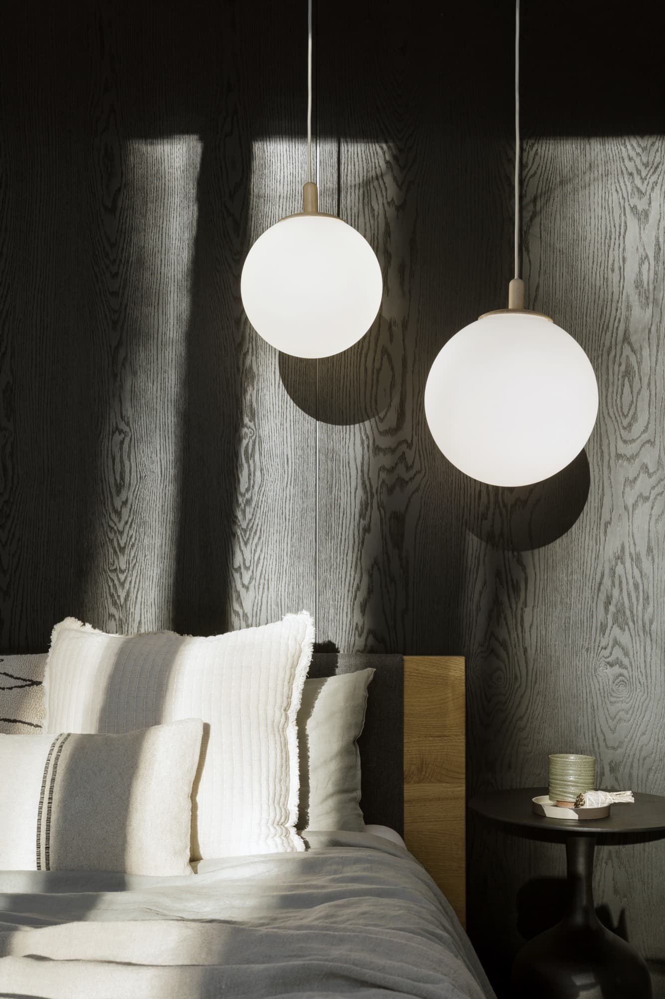 Lampa wisząca ALUR WOOD L Ø40 cm dąb, Kaspa - 6635