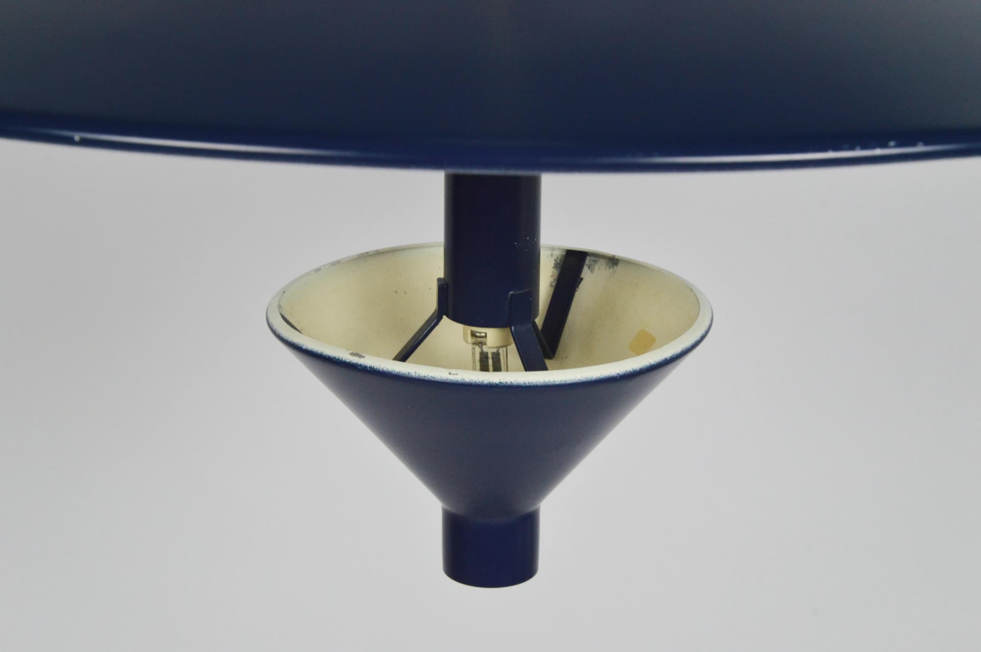 Lampa wisząca, navy blue, metal, Belid, Szwecja, lata 80. - 87160