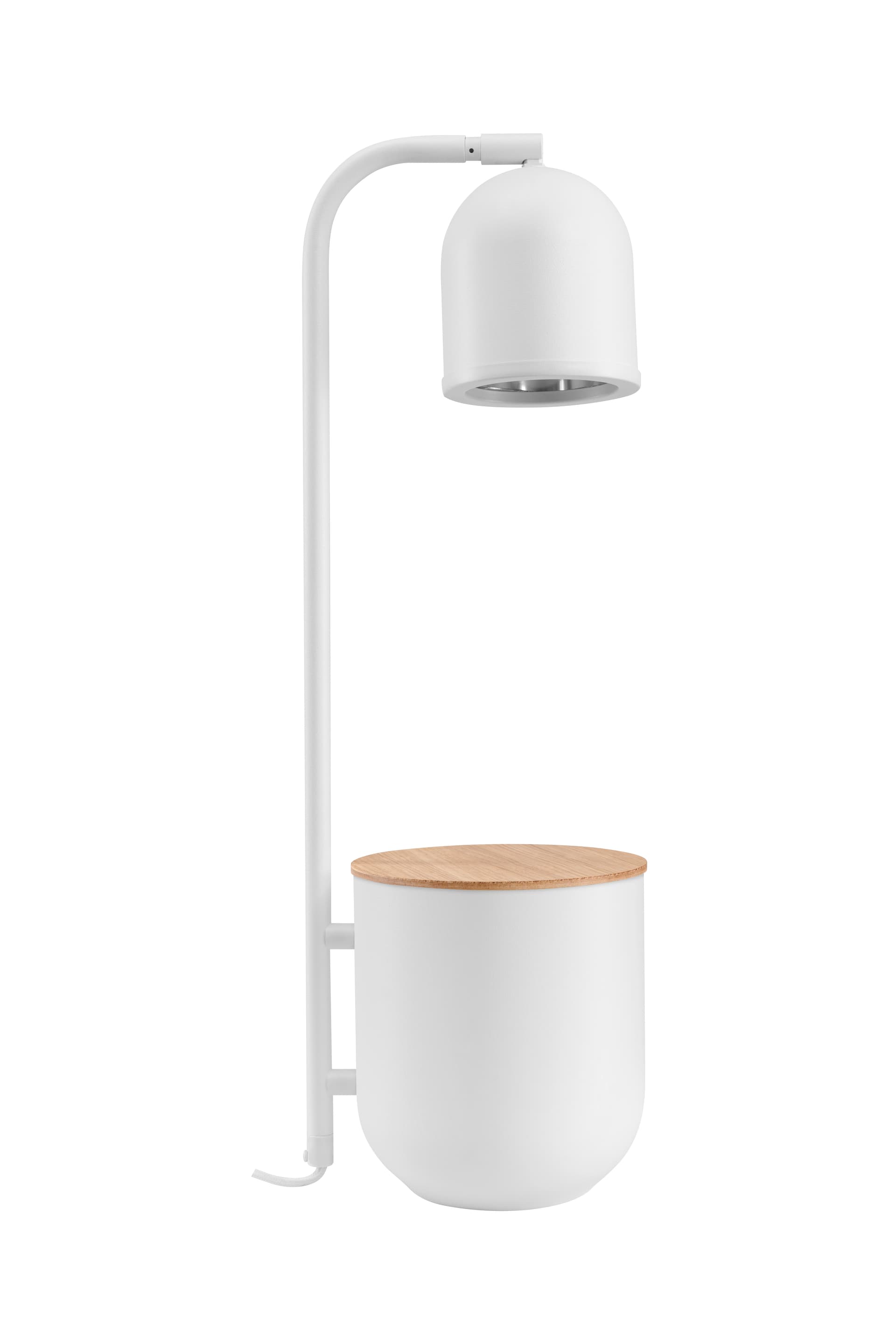 Lampa stołowa BOTANICA WOOD biały, Kaspa - 6666