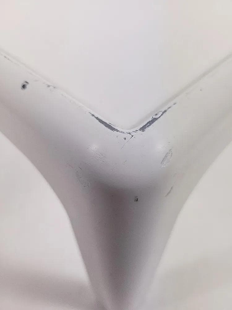 Stolik kawowy, biały, plastik, proj. P. Ghyczy, Horn Collection, Niemcy, lata 70. - 86971