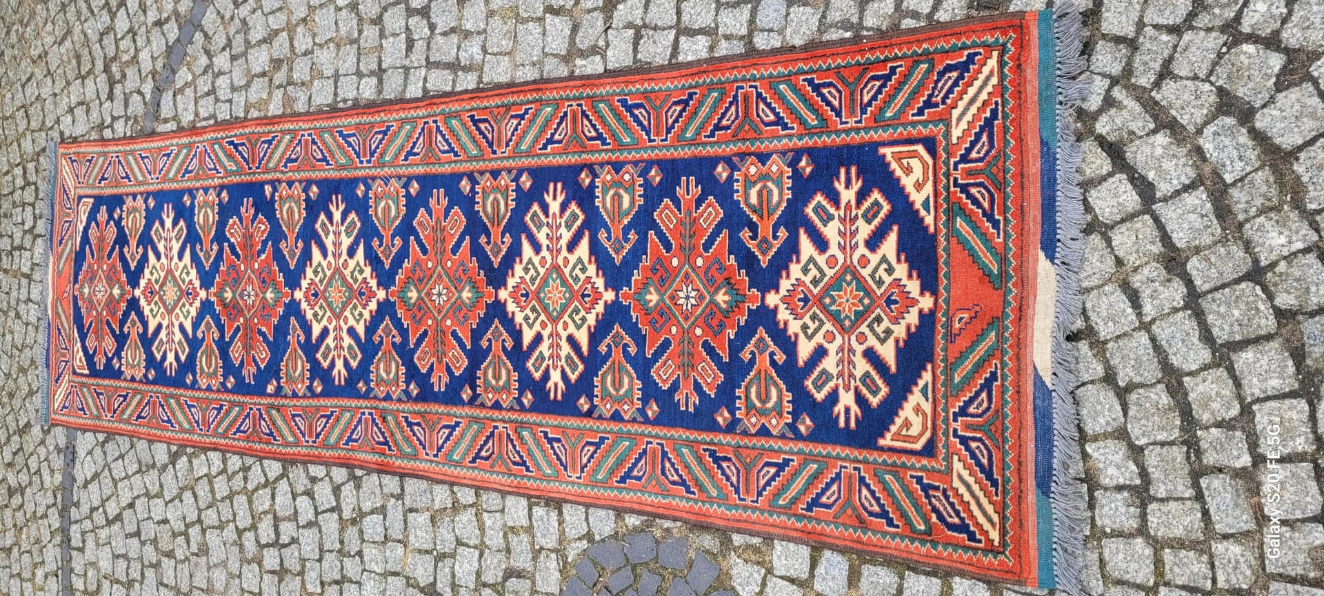 Dywan Kazak, 85x300 cm, multikolor, wełna, Turcja, początek XX w. - 89175