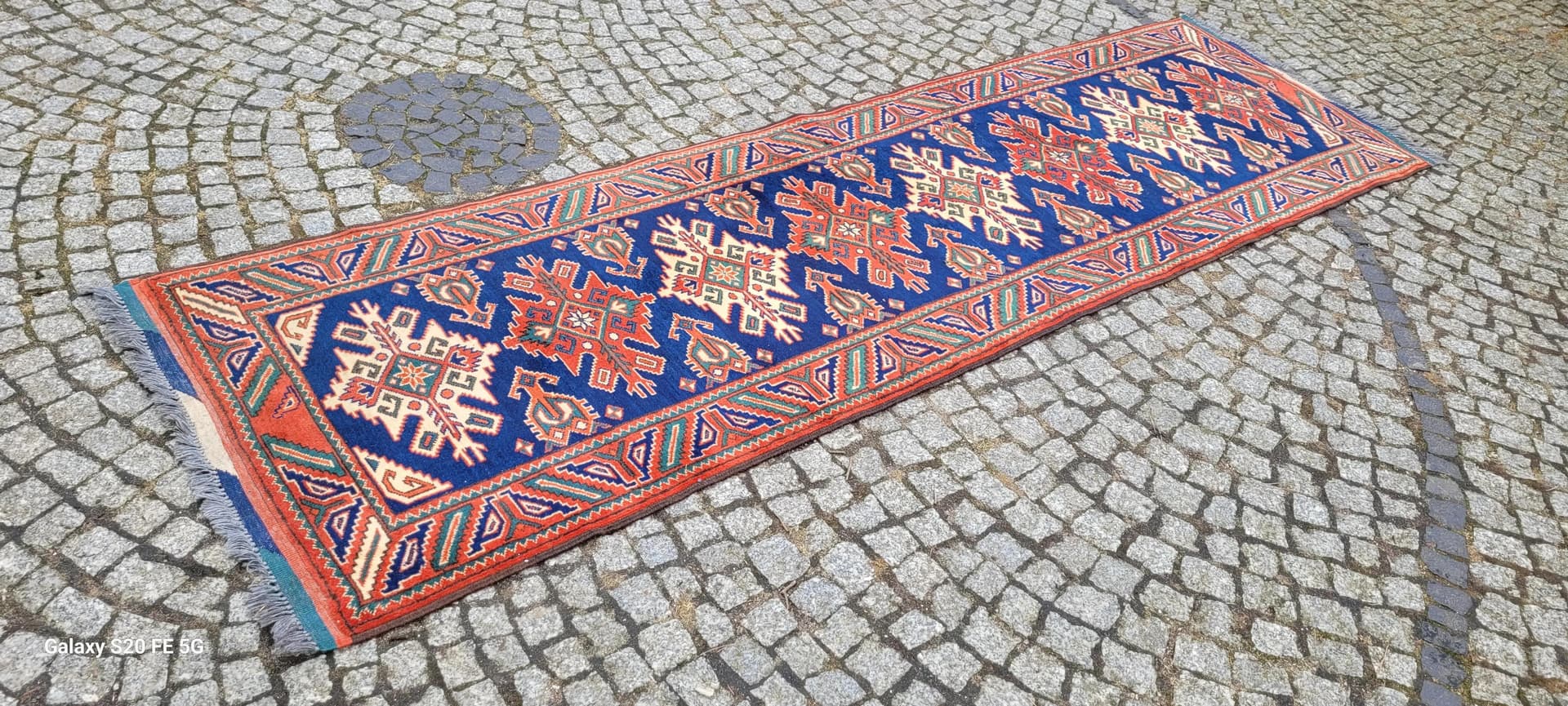 Dywan Kazak, 85x300 cm, multikolor, wełna, Turcja, początek XX w. - 89174