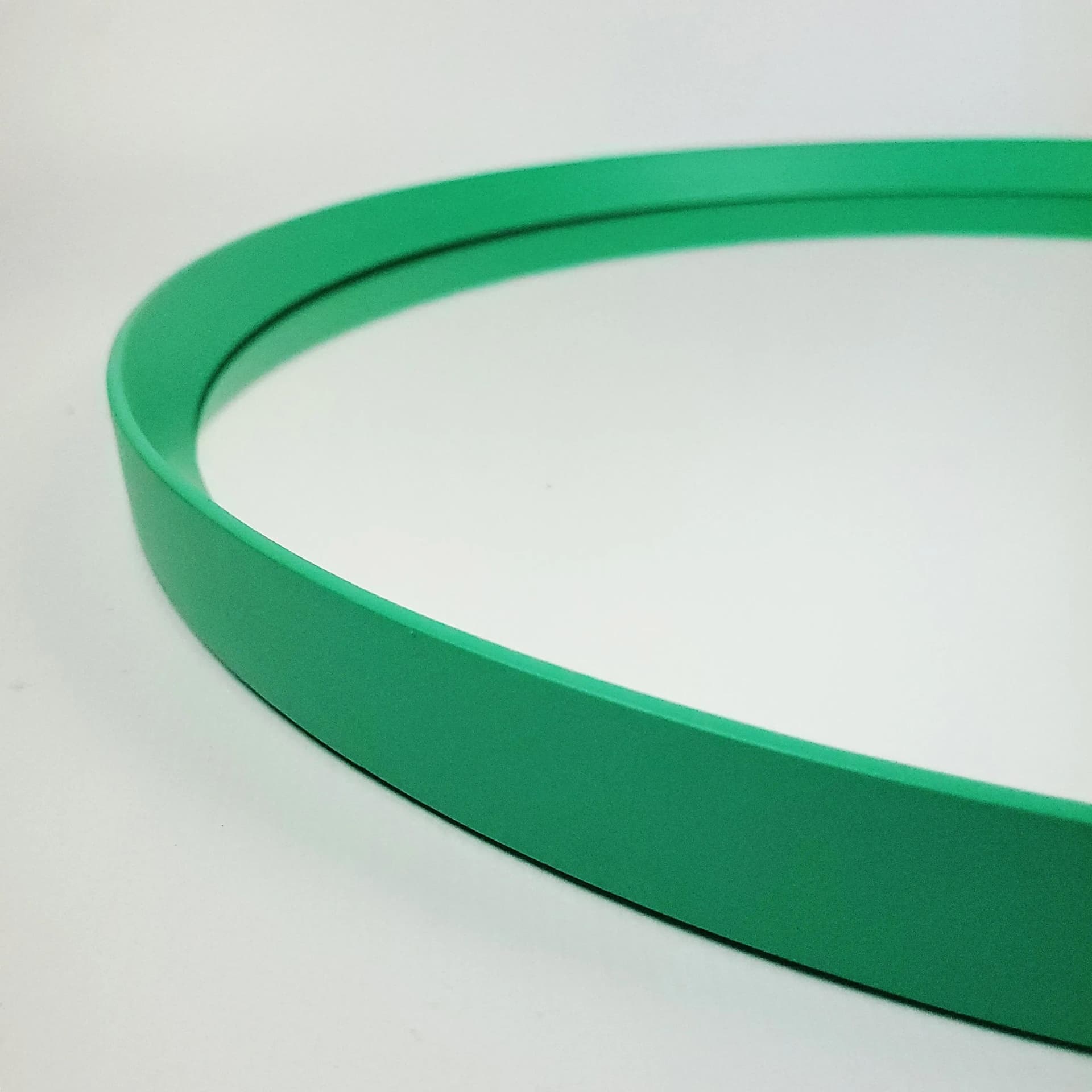 Wall Mirror Space Age, green acrylic, Poland, 1970s - 86808