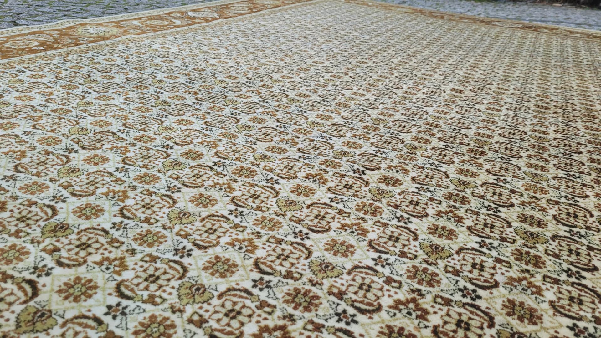 Persian Salon Rug, beige, wool, Poland - 89054