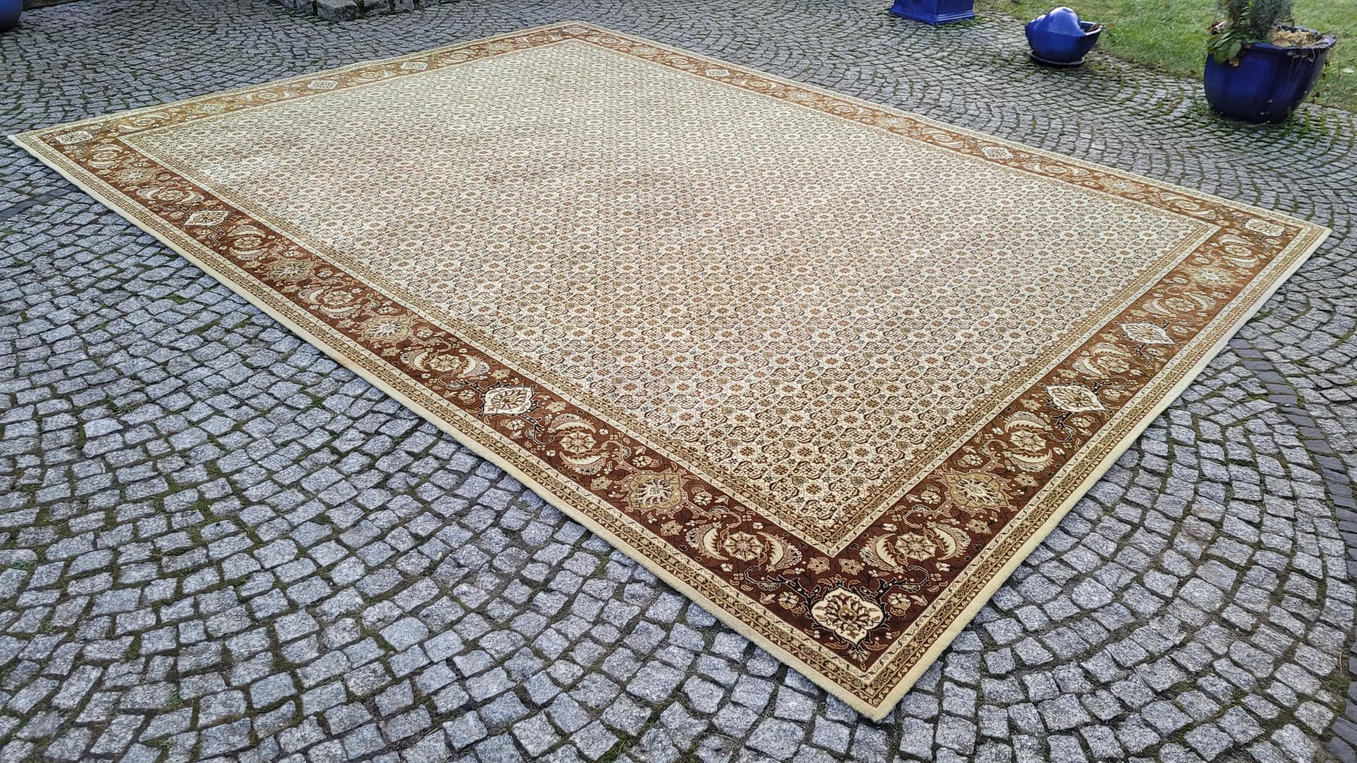 Persian Salon Rug, beige, wool, Poland - 89055