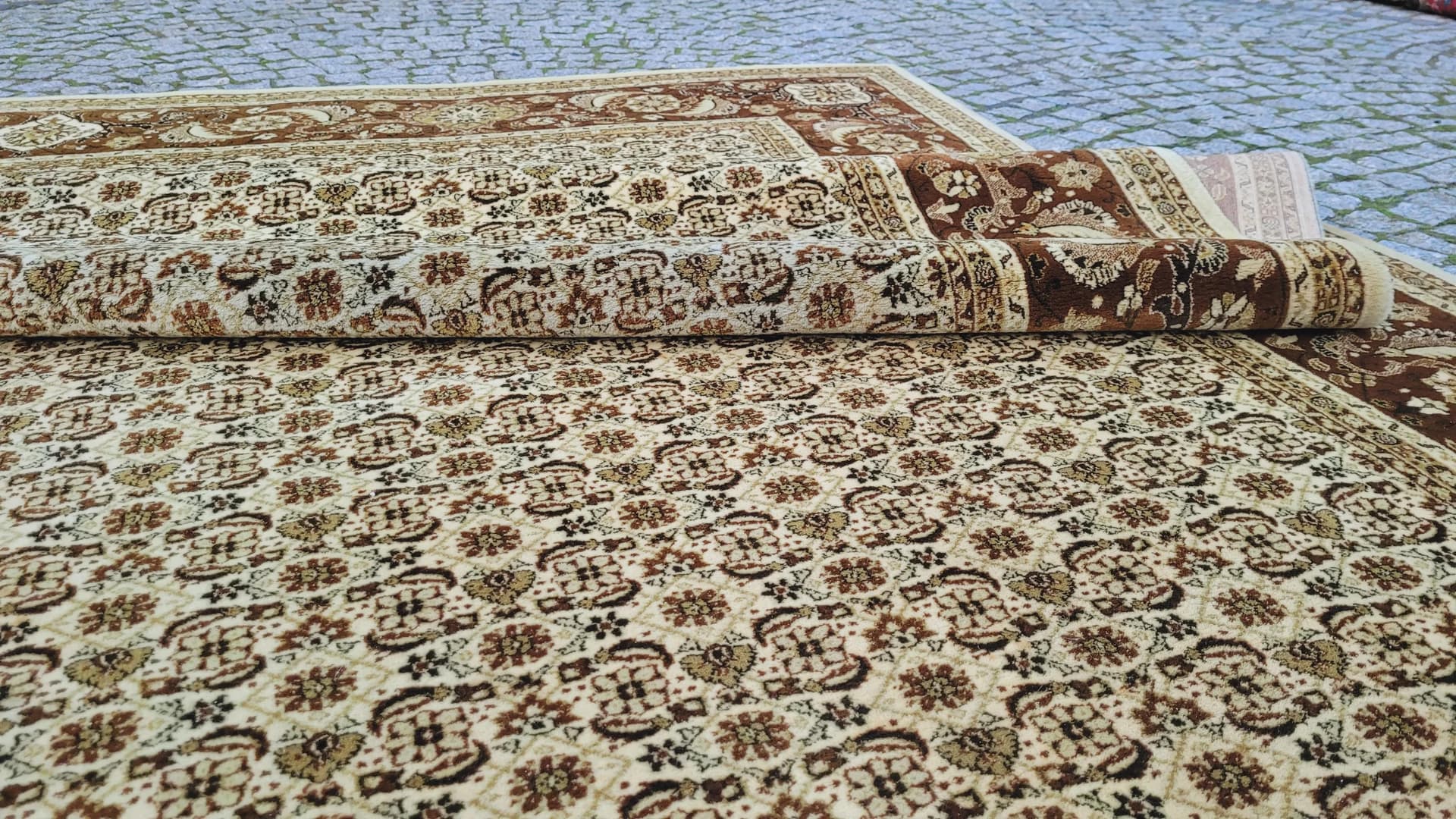 Persian Salon Rug, beige, wool, Poland - 89059