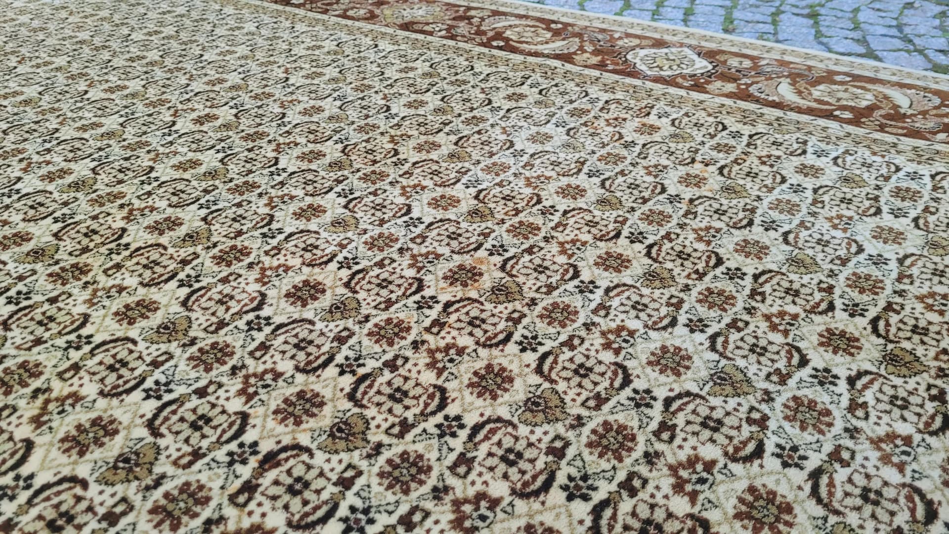 Persian Salon Rug, beige, wool, Poland - 89052