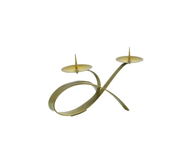 Candlestick, copper, metal, Poland, 1970s. - DIMENSION