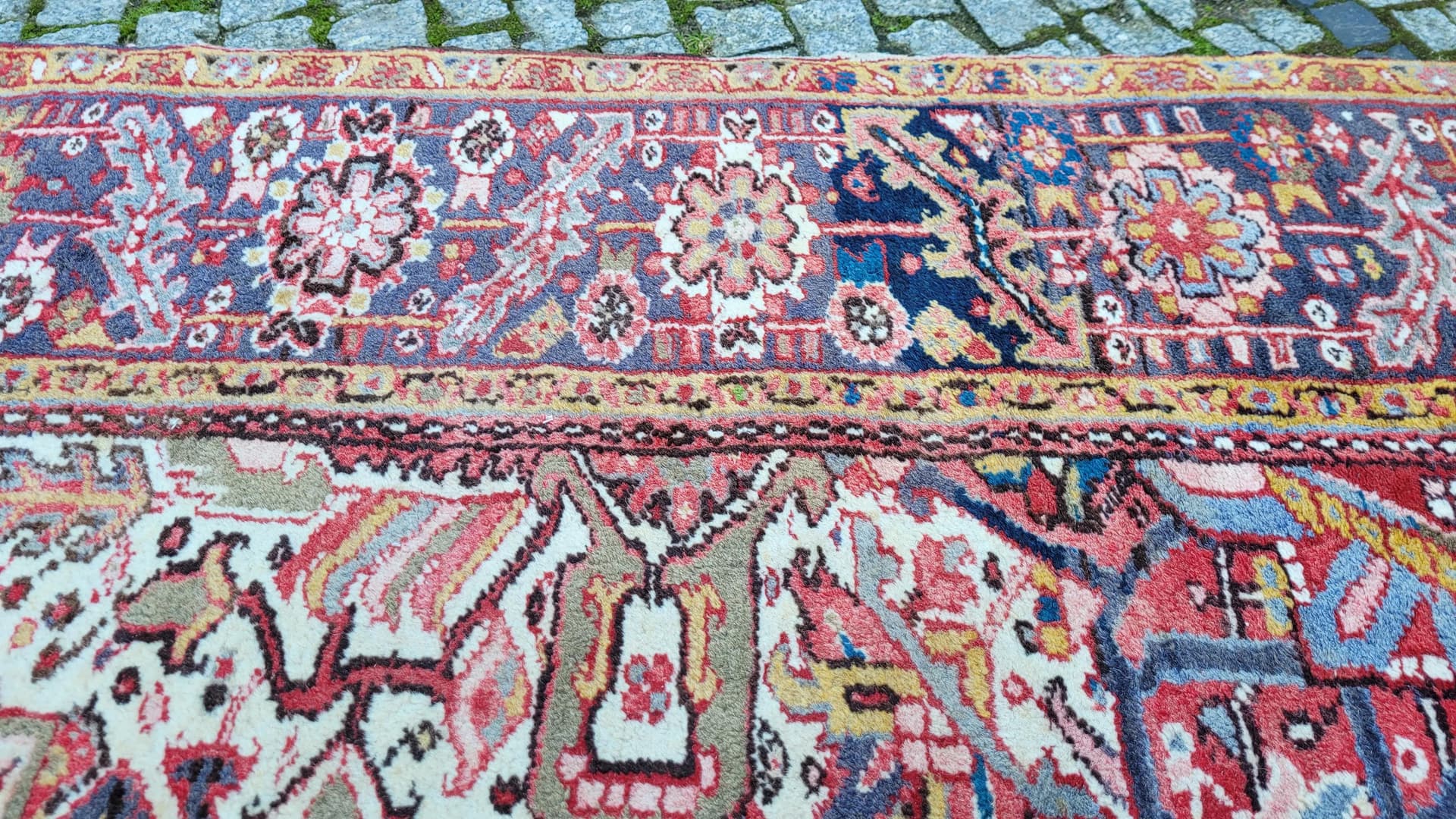 Rug Heriz 273x350 cm, red wool, Iran, 19th c. - 89013