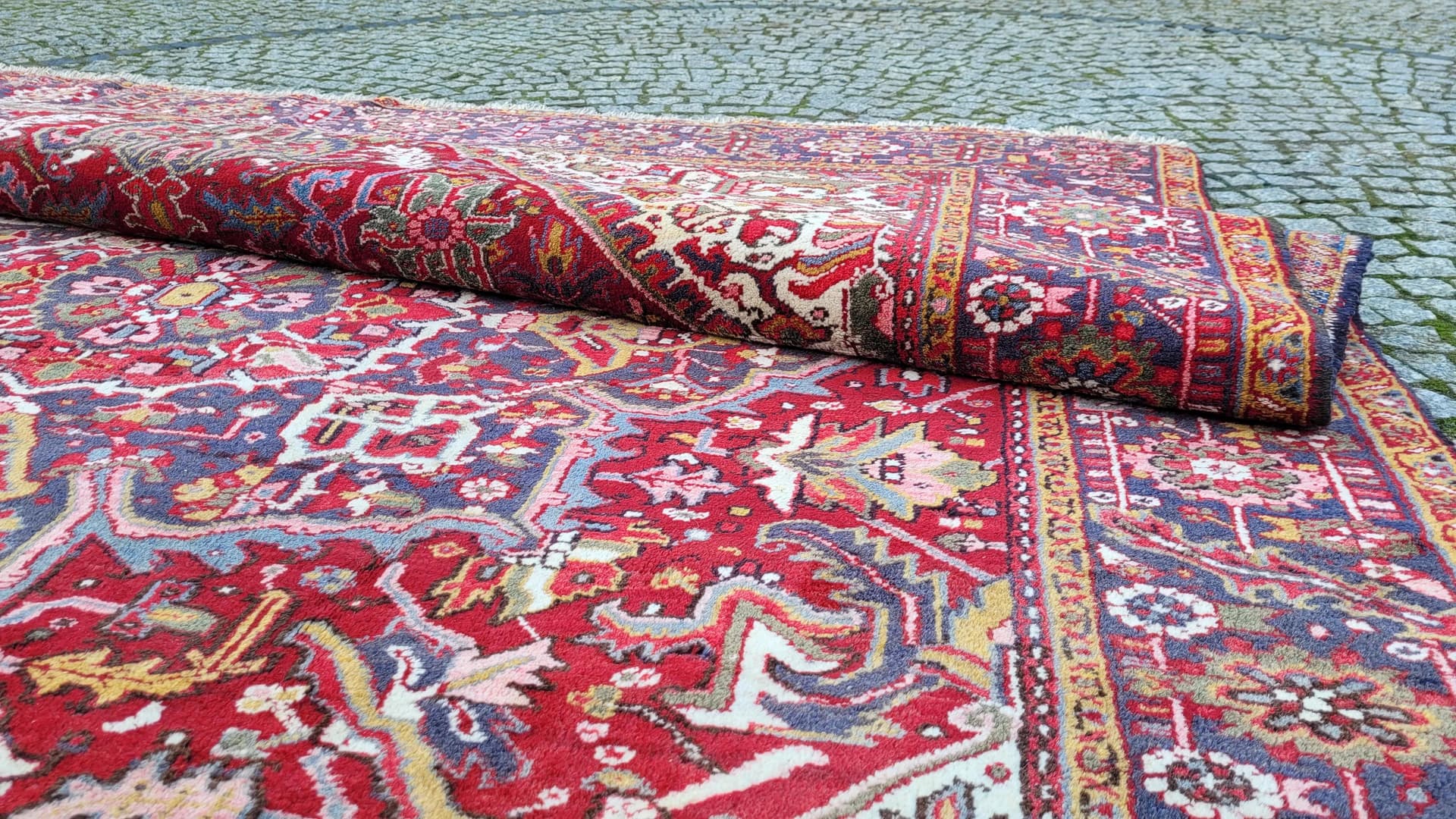 Rug Heriz 273x350 cm, red wool, Iran, 19th c. - 89017