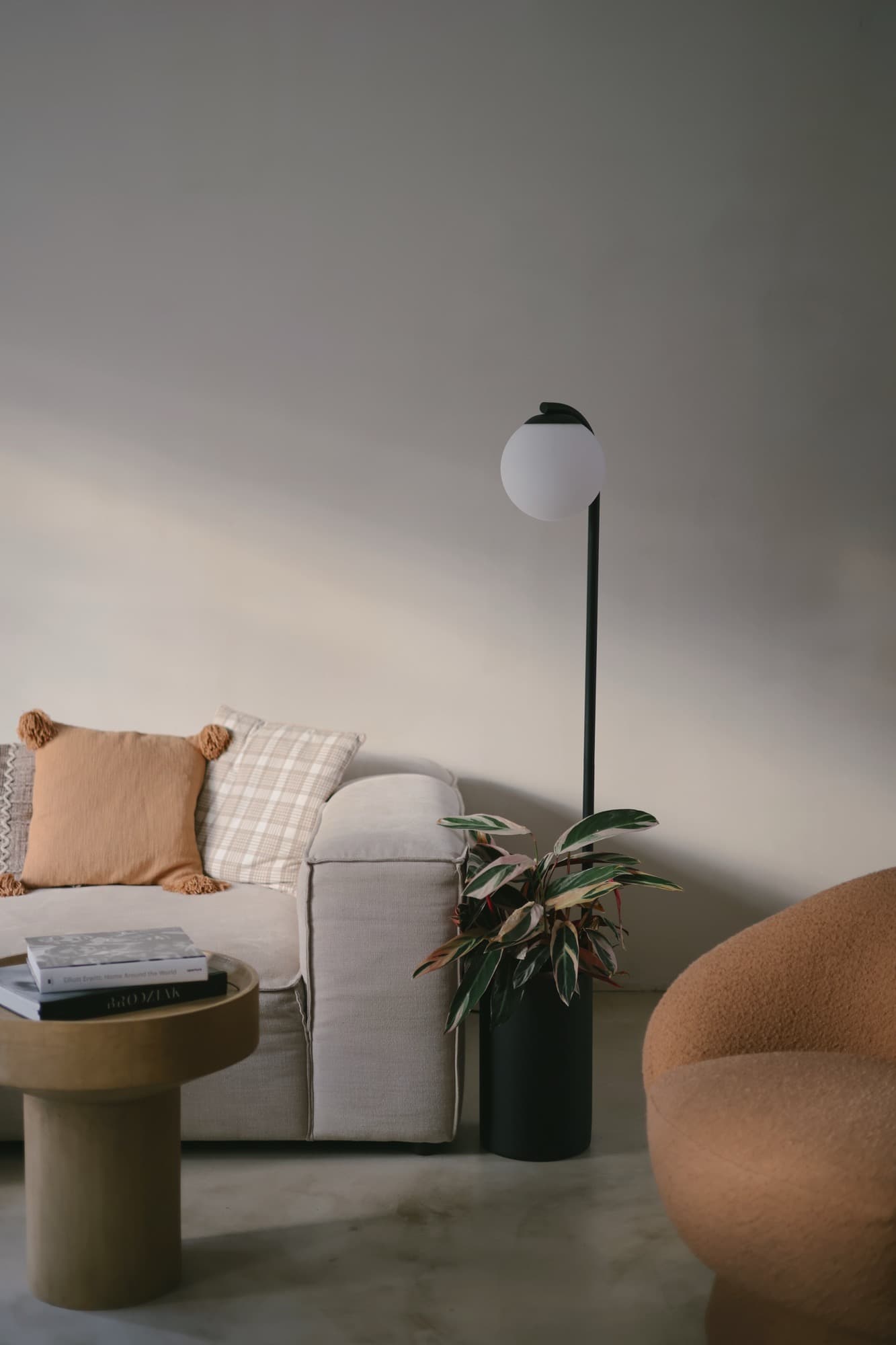 Lampa podłogowa BOTANICA WOOD XL czarny, Kaspa - 6777