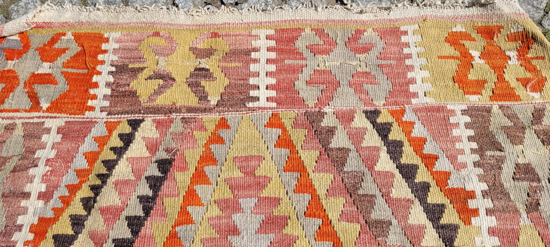 Dywan kilim, 94x165 cm, multikolor, wełna, Turcja, lata 60. - 88963