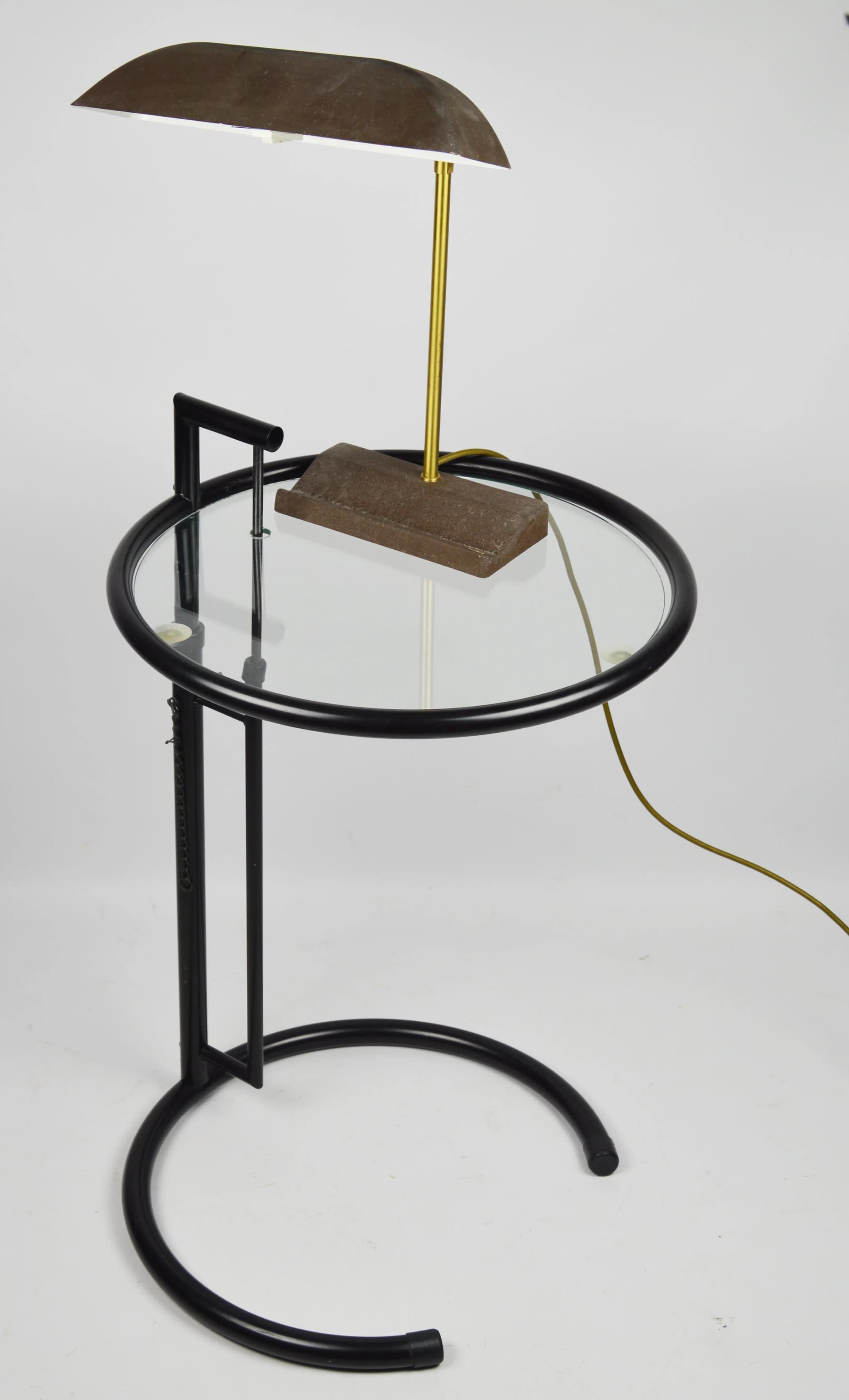 Lampka gabinetowa, brązowy, metal, Hillebrand, Niemcy, lata 70. - 86688