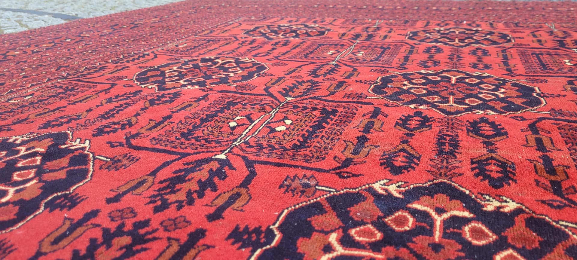 Oriental rug, red, wool, Afghanistan, 250x350cm - 88932