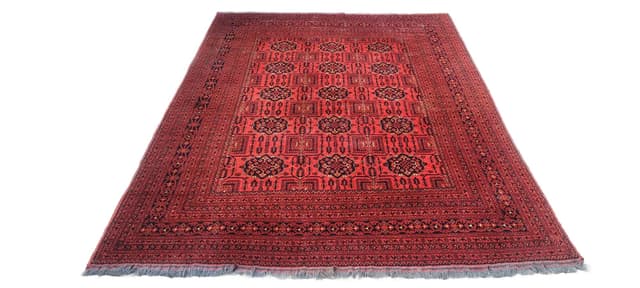 Oriental rug, red, wool, Afghanistan, 250x350cm - DIMENSION