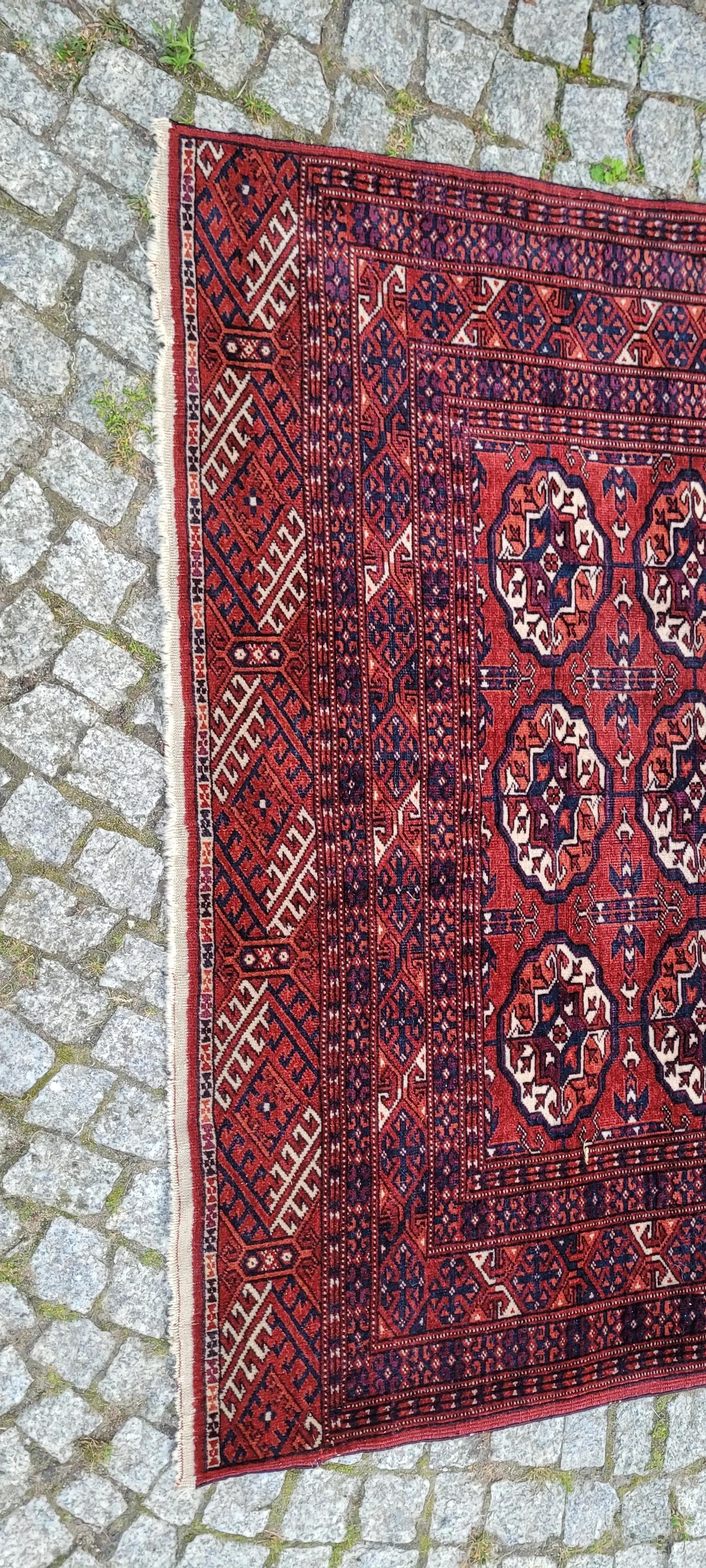 Rug Tekke, 123x192 cm, red, wool, Turkmenistan, 19th c. - 88877