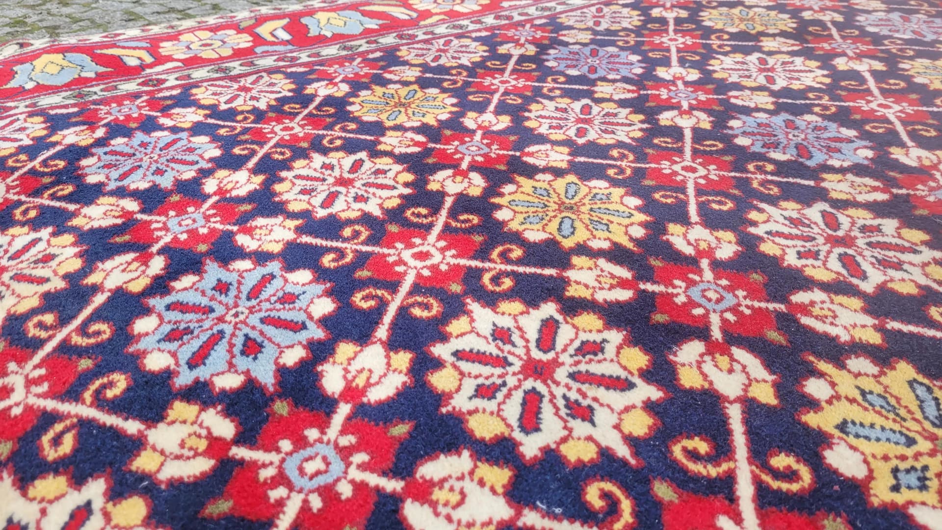 Dywan anatolijski perski 260x360 cm, multikolor, wełna, Turcja, lata 70. - 88853