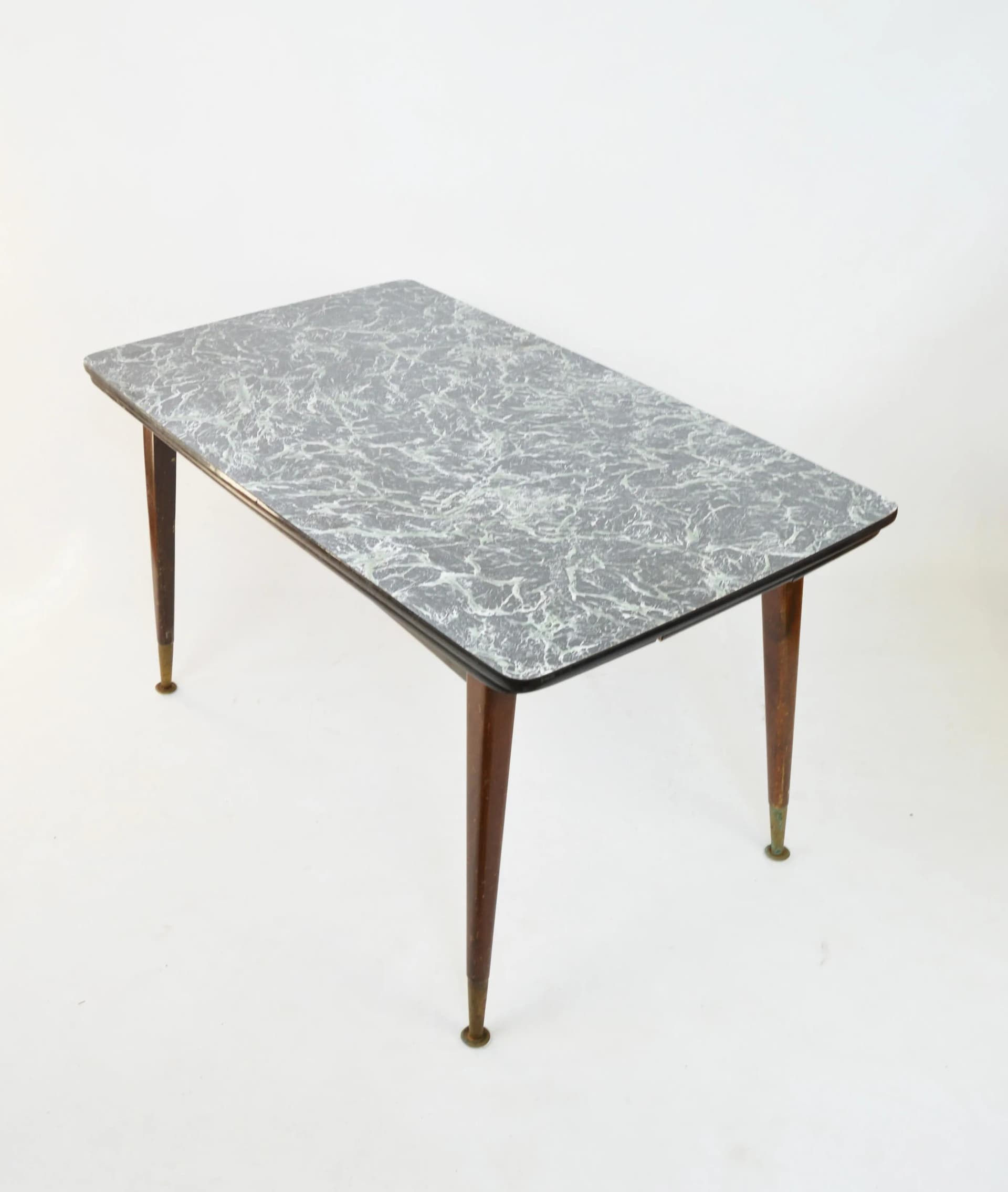 Extendable Table Rockabilly, grey, wood, Poland, 1960s. - 86446