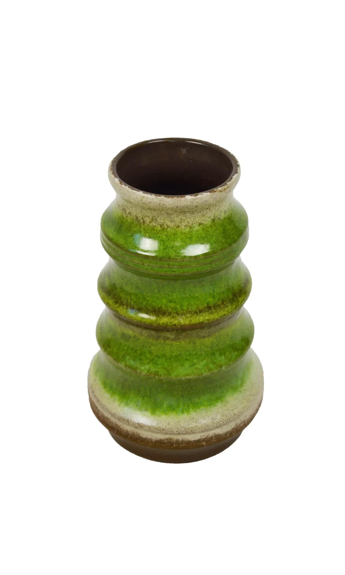 Wazon Strehla, multikolor, ceramika, Niemcy, lata 70.