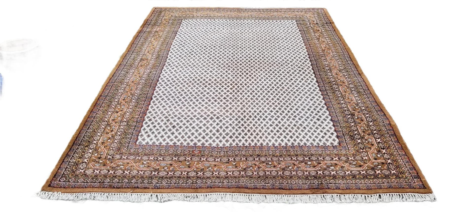Rug Indo Sarough Mir 255x355 cm, beige wool, India