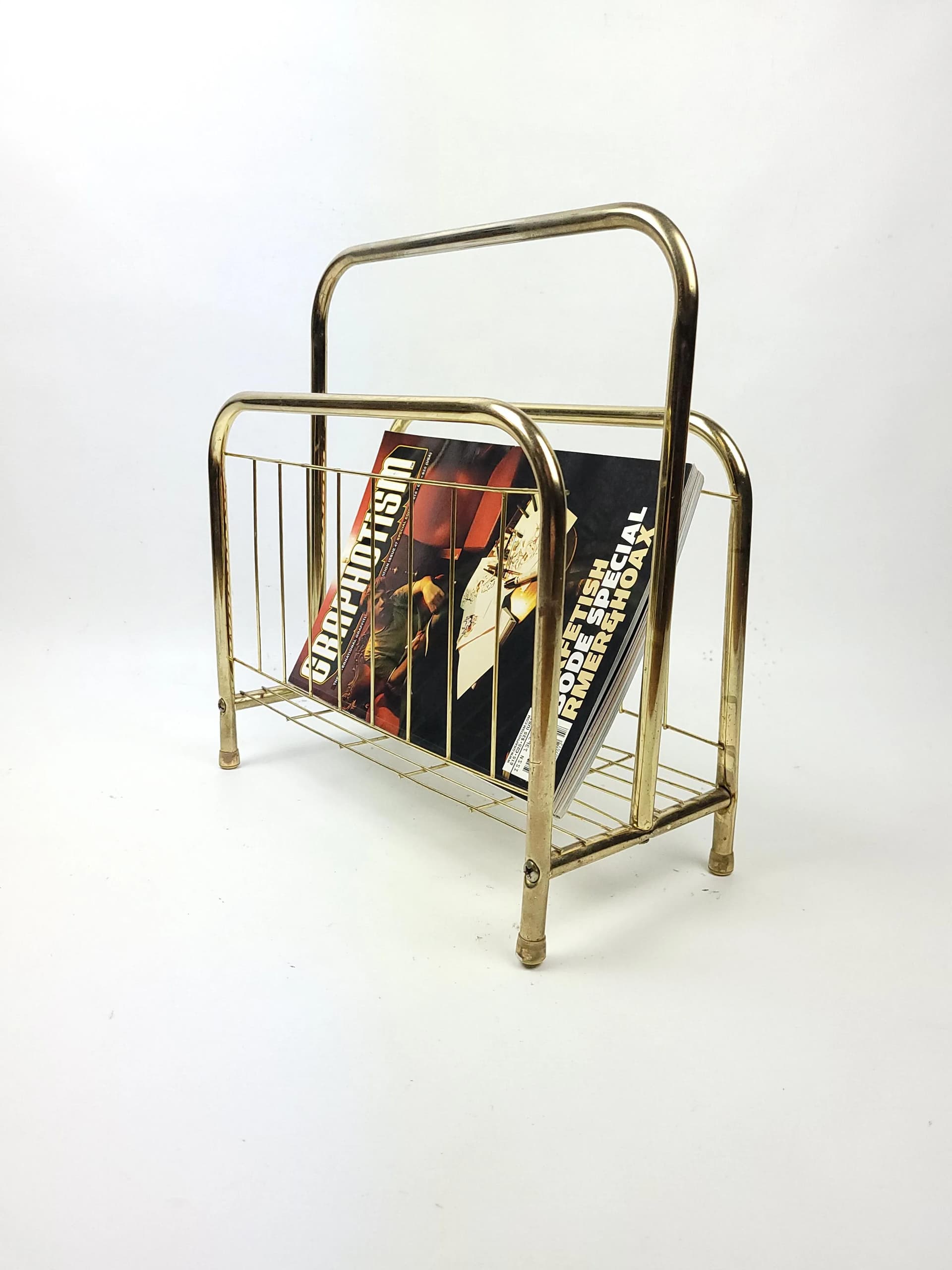 Gazetnik, złoty, metal, Niemcy, lata 80. - 86291