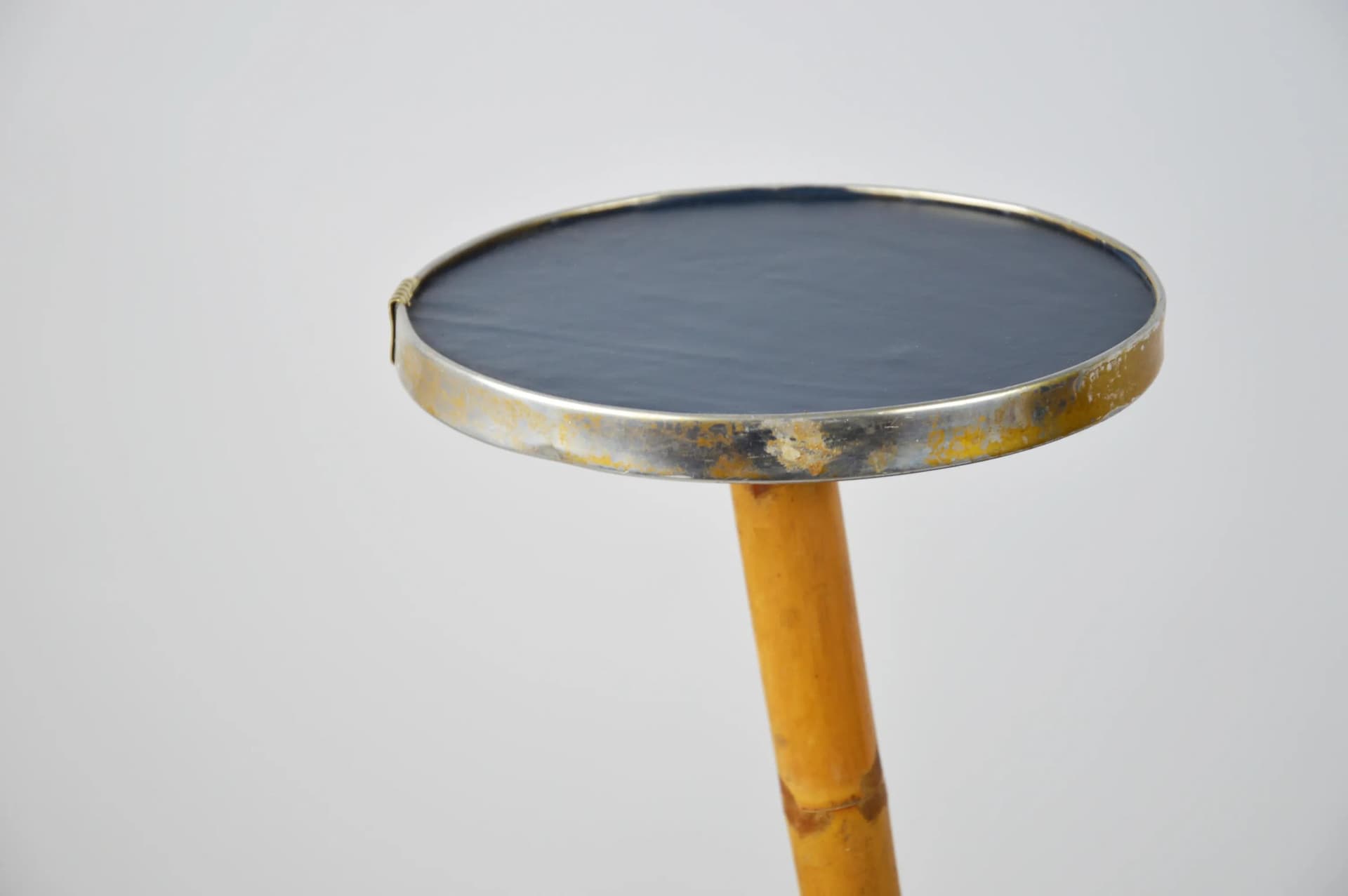 Kwietnik, navy blue, bambus, Polska, lata 70. - 86208